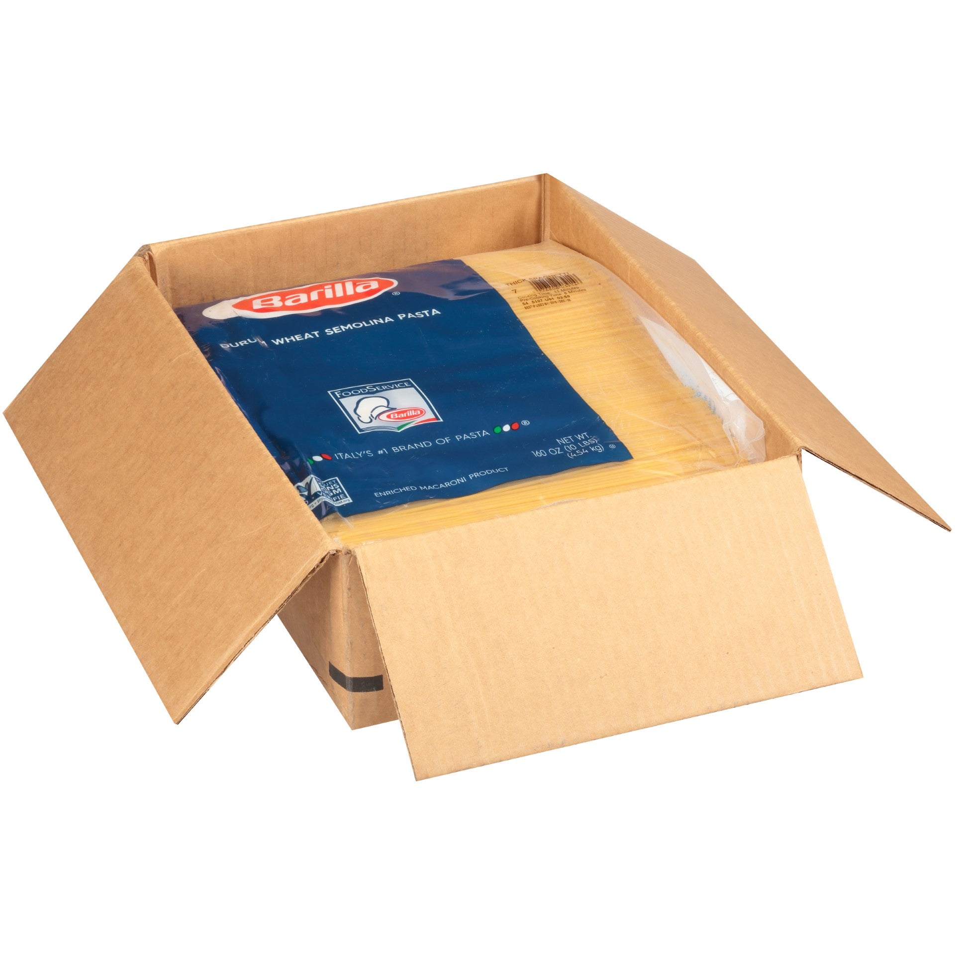 Thick Spaghetti Barilla USA 160 Ounce Size - 2 Per Case.