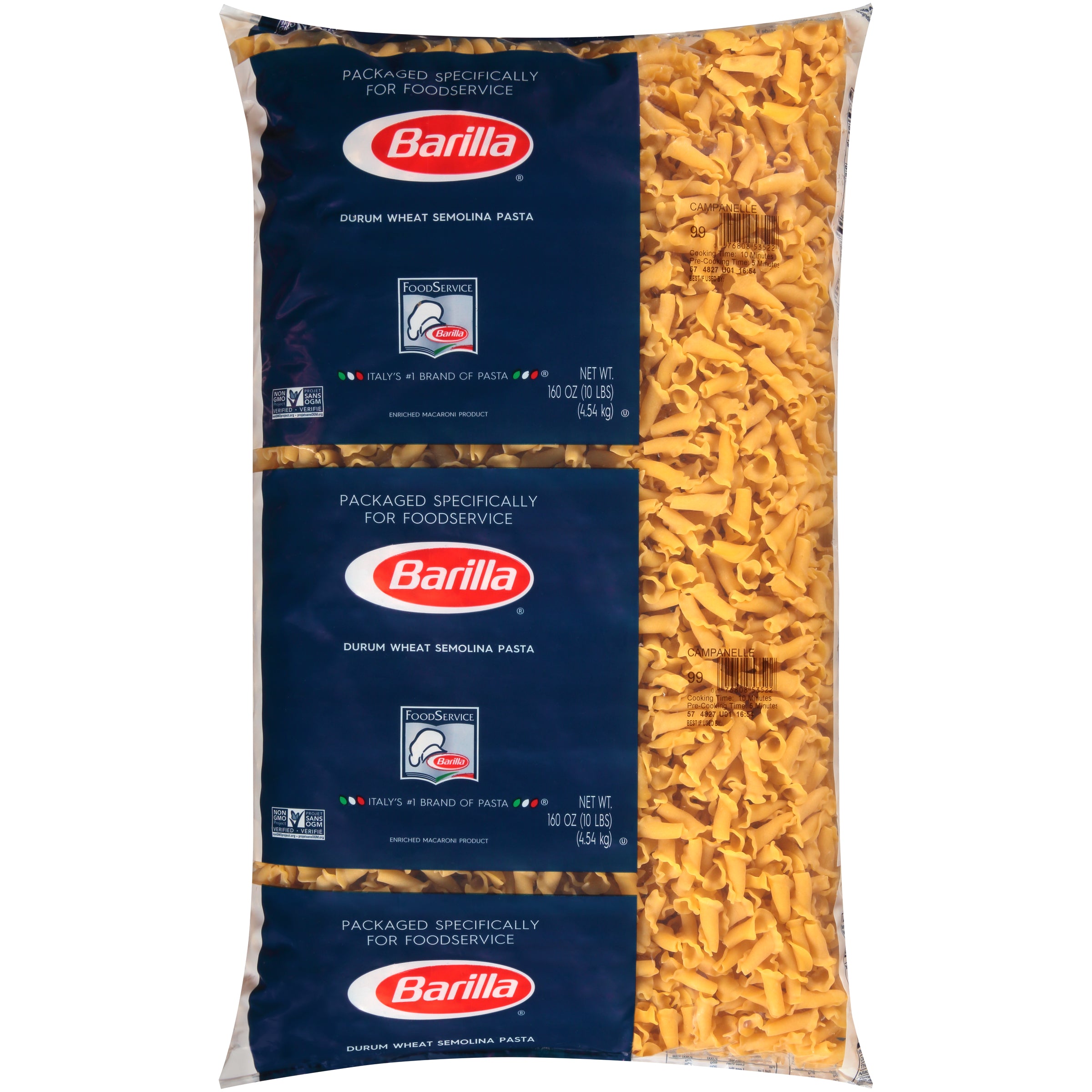 Campanelle Barilla USA 160 Ounce Size - 2 Per Case.