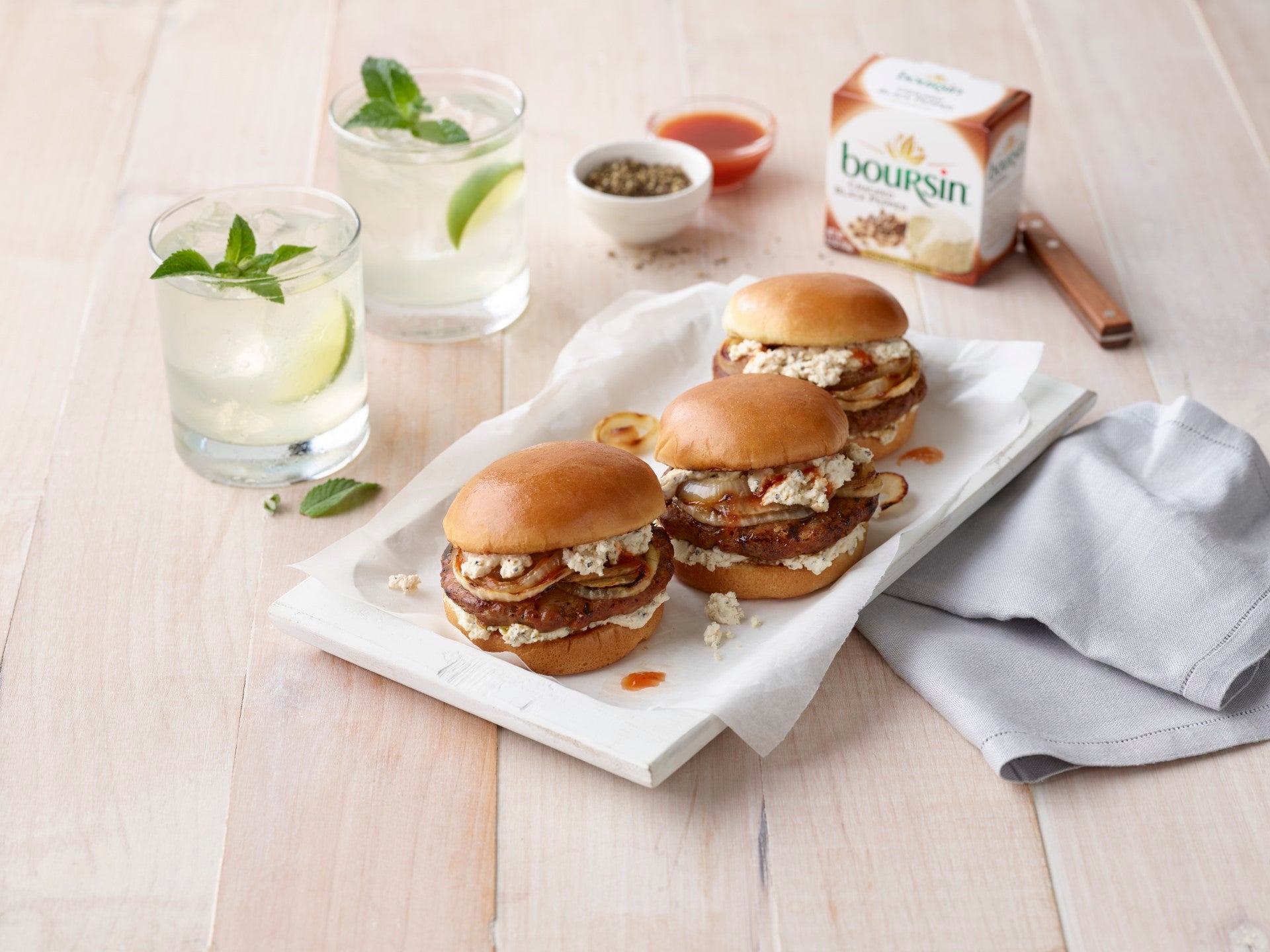 Boursin Cheese Puck Pepper 5.2 Ounce Size - 6 Per Case.