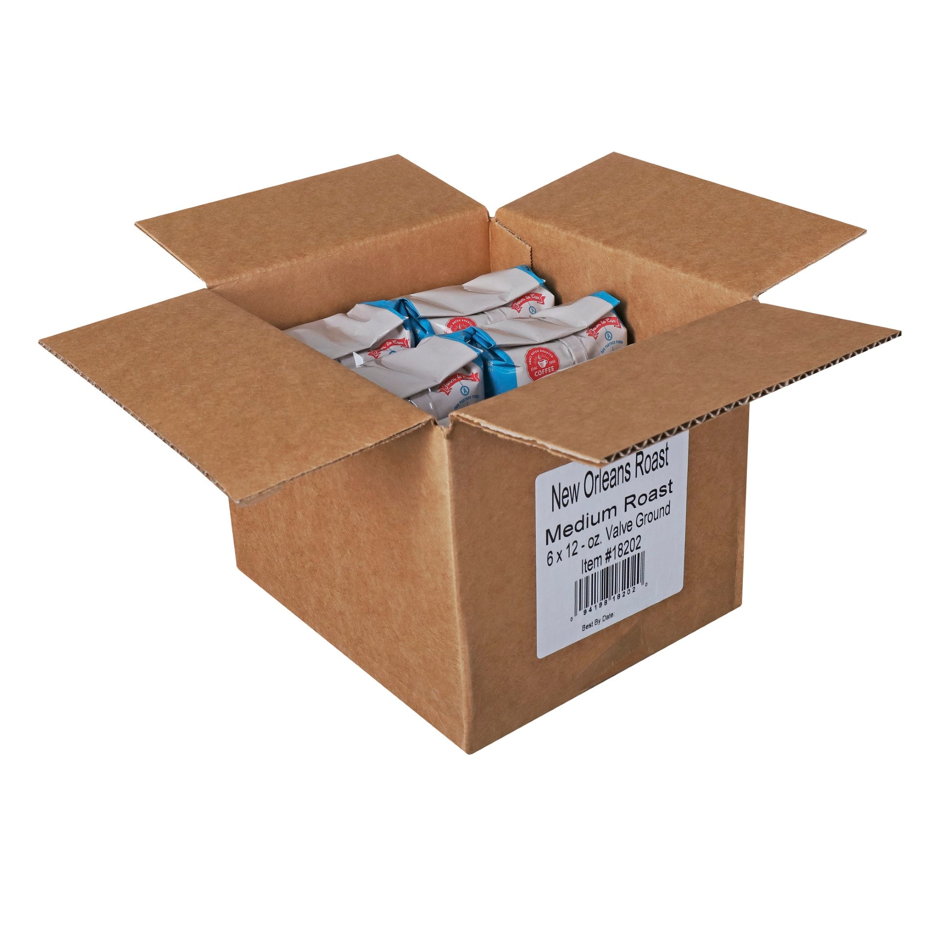 Ballard New Orleans Medium Roast 1 Ounce Size - 6 Per Case.