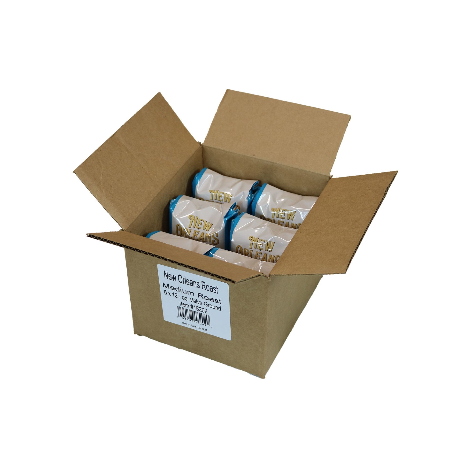 Ballard New Orleans Medium Roast 1 Ounce Size - 6 Per Case.