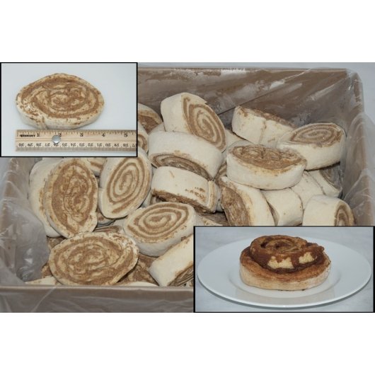 Pillsbury Supreme Cinnamon Roll Dough, 18.75 Pounds, 5.0-ounce size, 1 per case