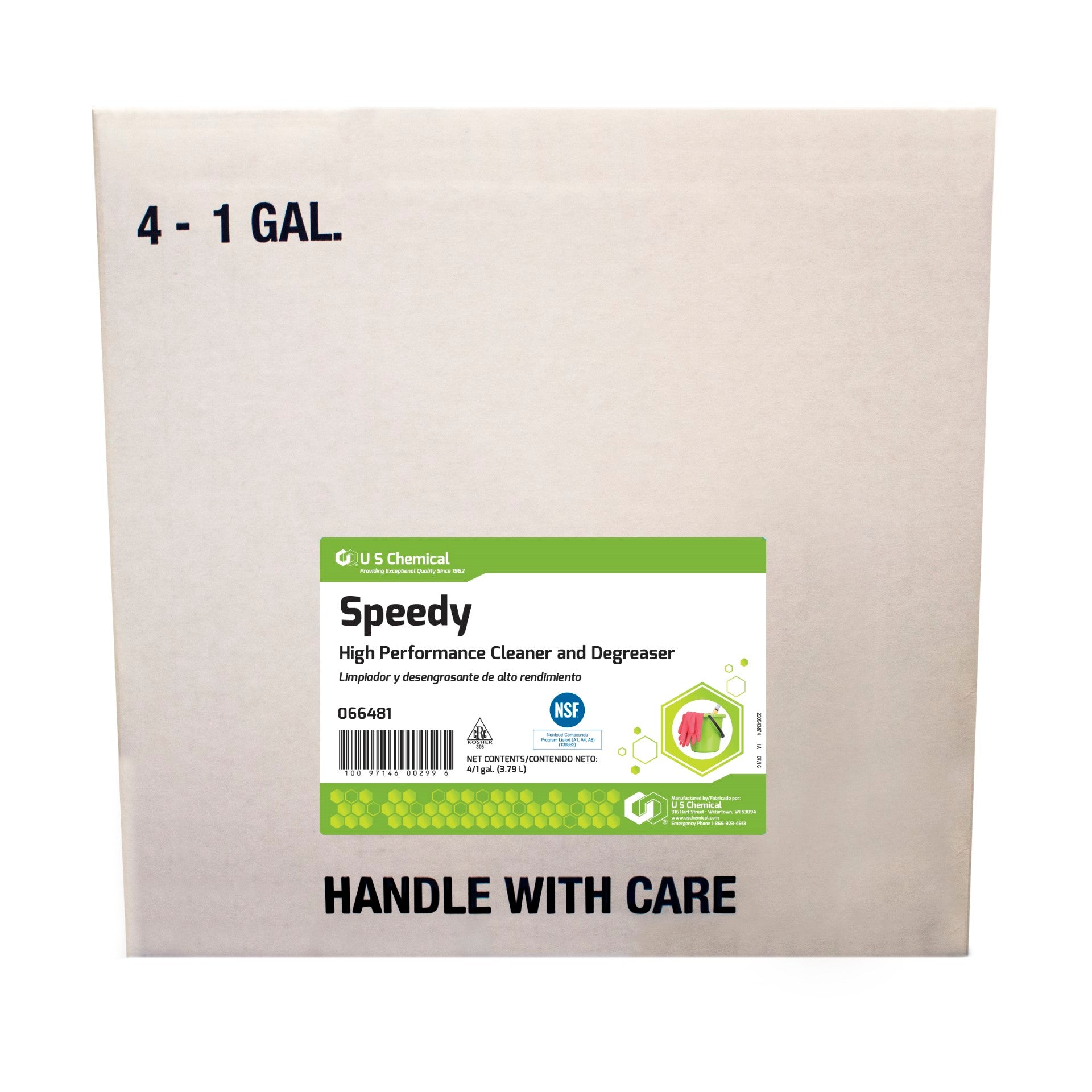 U Chemical Cleaner Speedy Degreaser 1 Gallon - 4 Per Case.