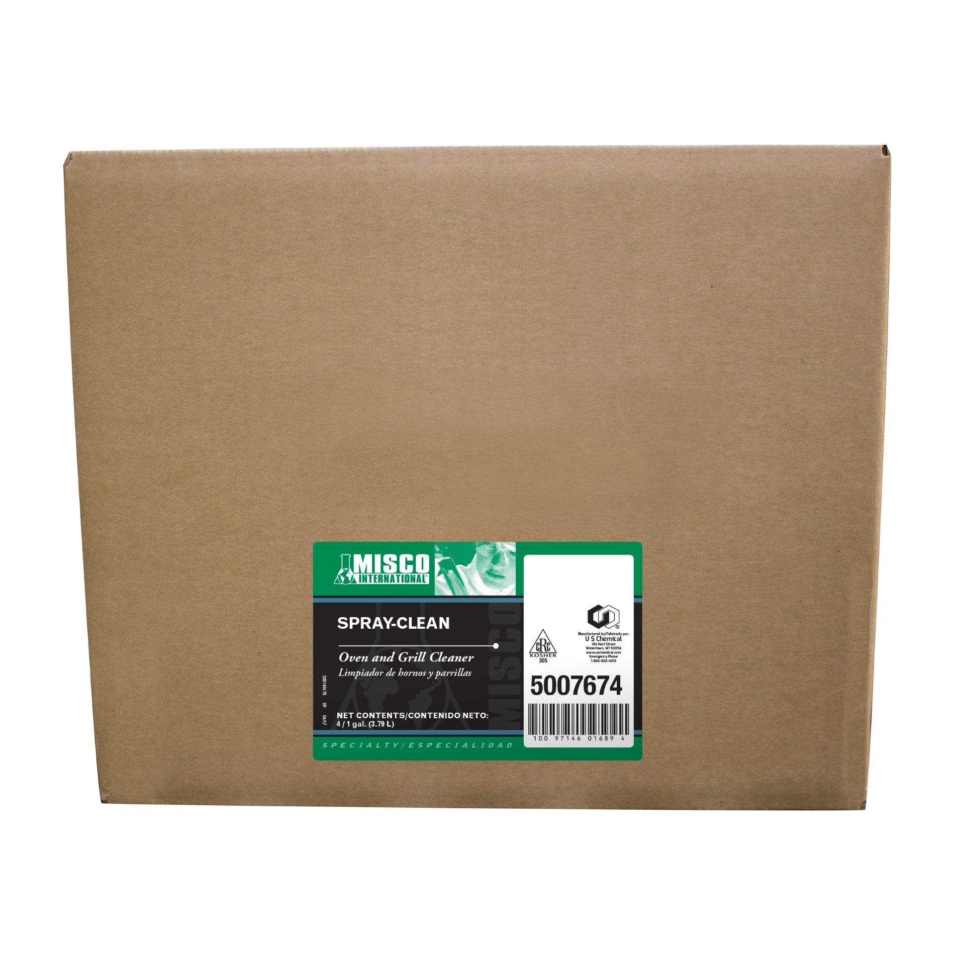 Misco Cleaner Misco Spray 1 Gallon - 4 Per Case.