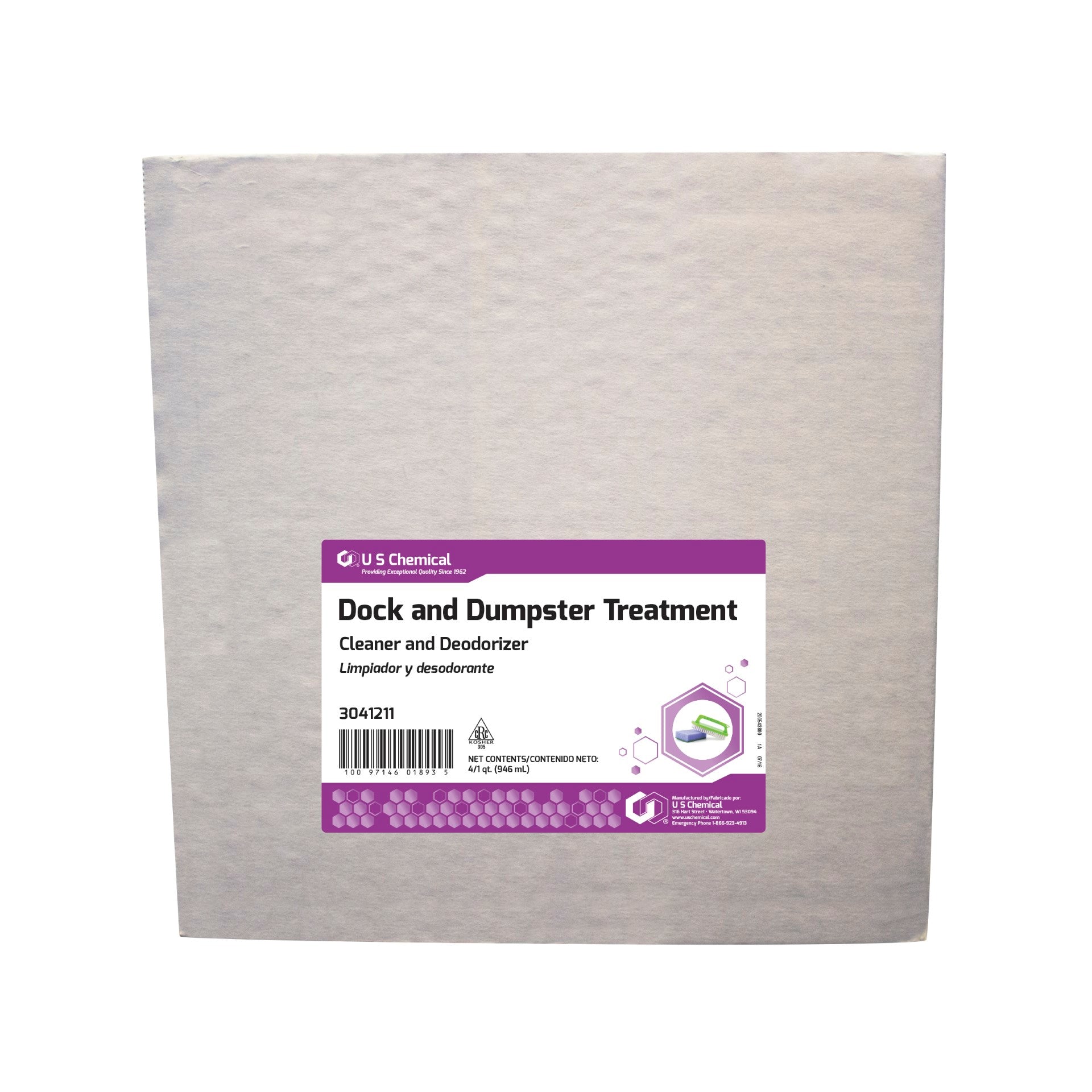 U Chemical Treatment Dock & Dumpst 32 Fluid Ounce - 4 Per Case.