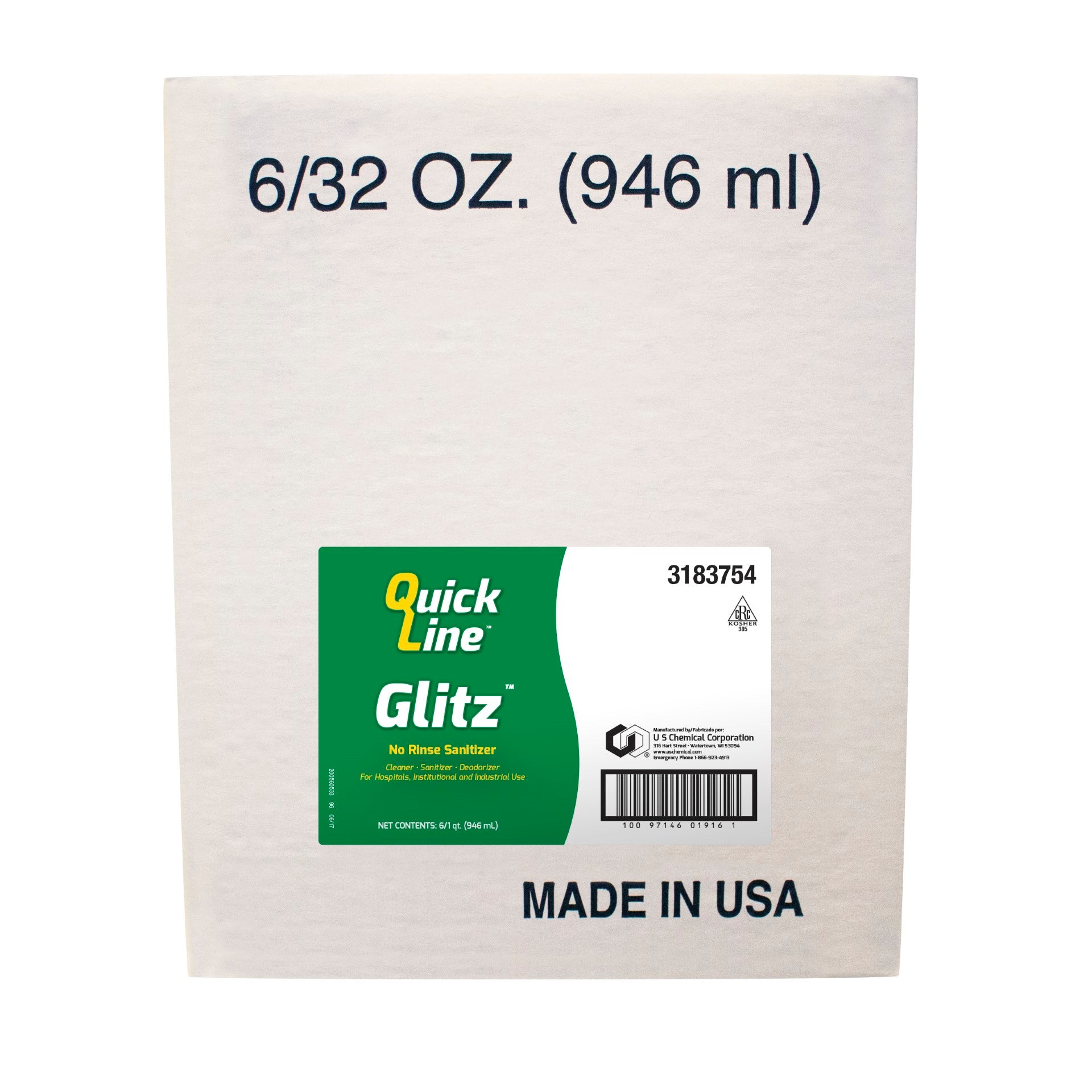 Quickline Cleaner Glitz 32 Fluid Ounce - 6 Per Case.