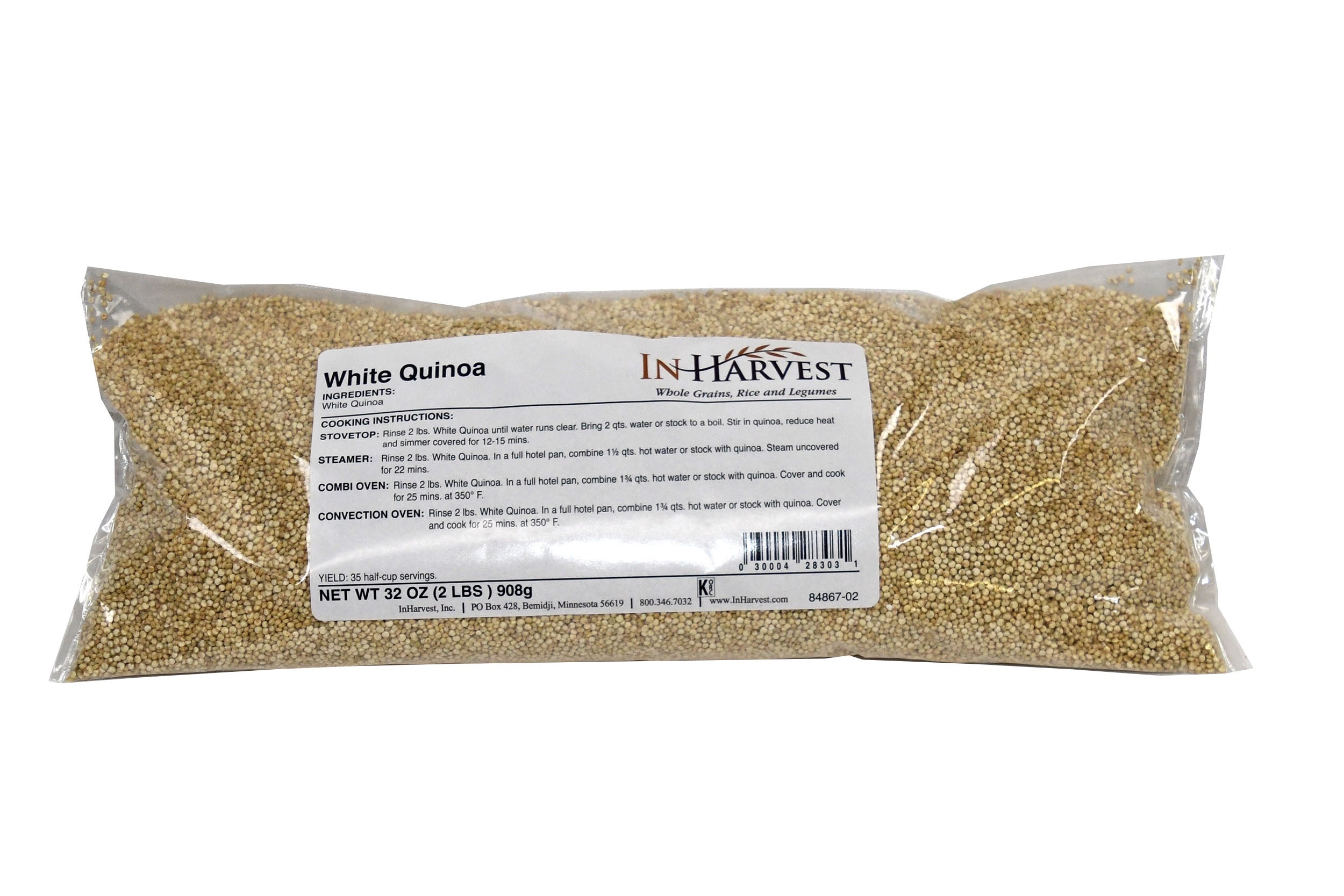 White Quinoa 2 Pound Each - 6 Per Case.