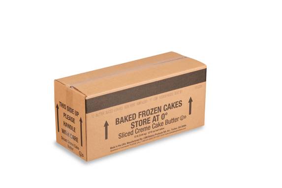 Loaf Cake Butter Sliced 16 Ounce Size - 12 Per Case.