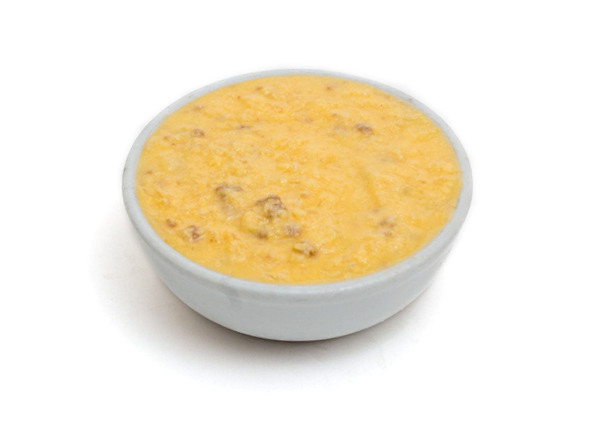 Taste Traditions Cheeseburger Chowder A Ground Beef 8 Pound Each - 2 Per Case.