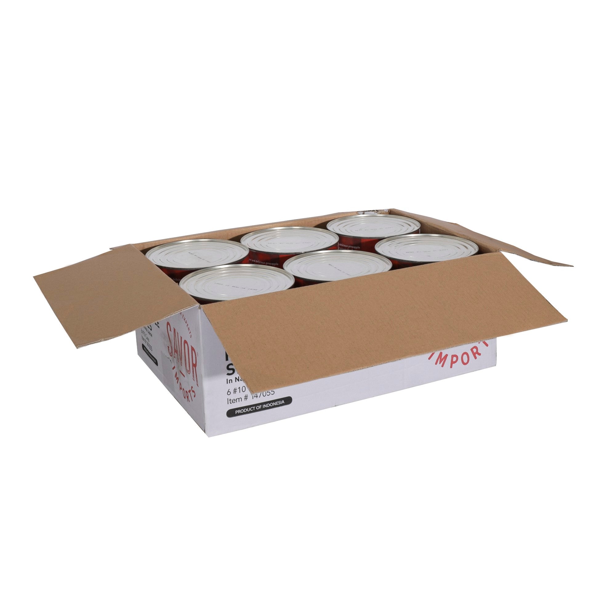 Pineapple Sliced Packed In Juice Choice Can 10 Each - 6 Per Case.