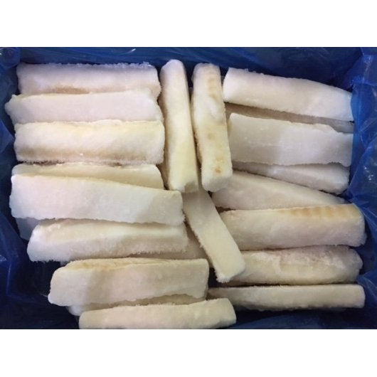 Frozen Seafood Commodity Seafood 8 Ounce Pacific Cod Loin 10 Pound Each - 1 Per Case.