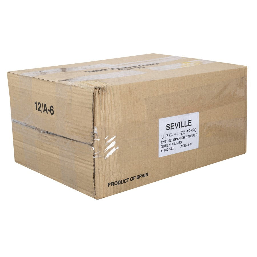 Stuffed Queen Olives 32 Ounce Size - 12 Per Case.