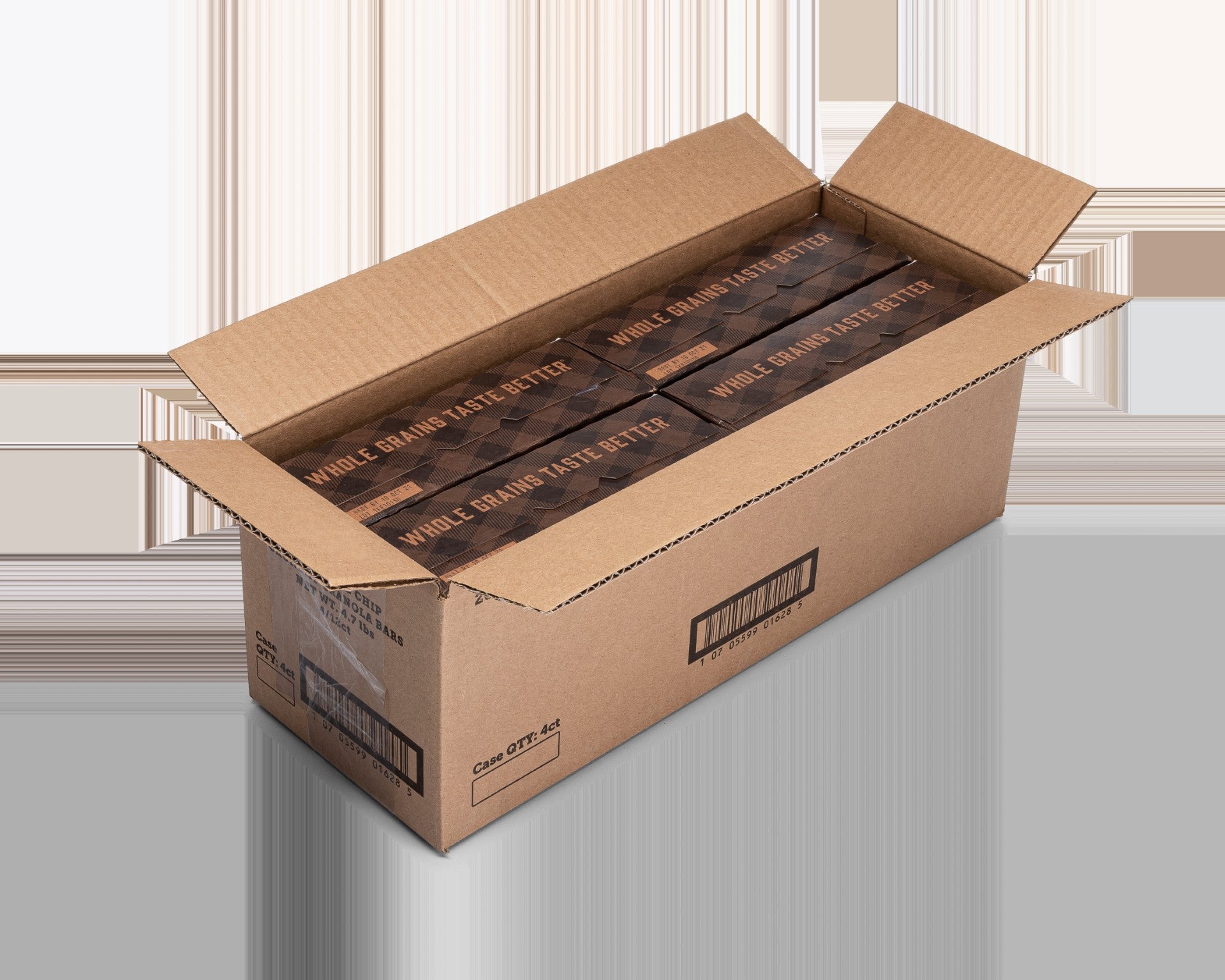 Kodiak Cakes Chocolate Chip Crunchy Granolabar 1.59 Ounce Size - 48 Per Case.