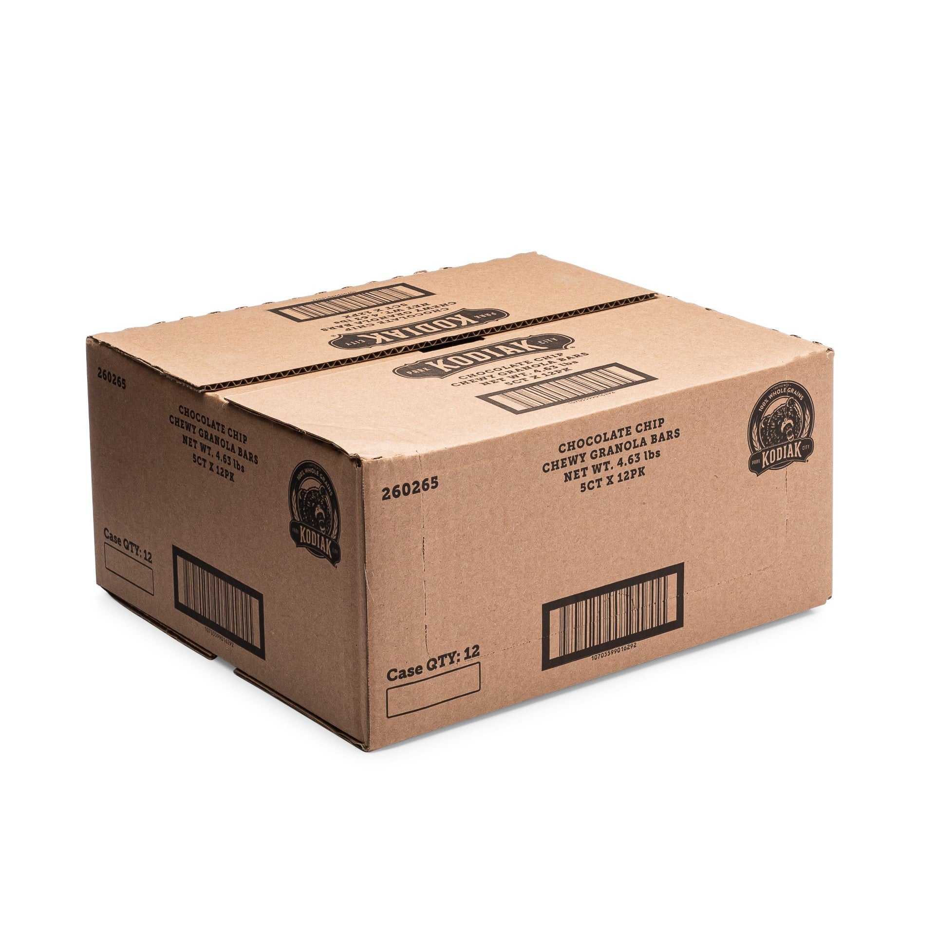 Kodiak Cakes Chocolate Chip Chewy Bars 6.17 Ounce Size - 60 Per Case.