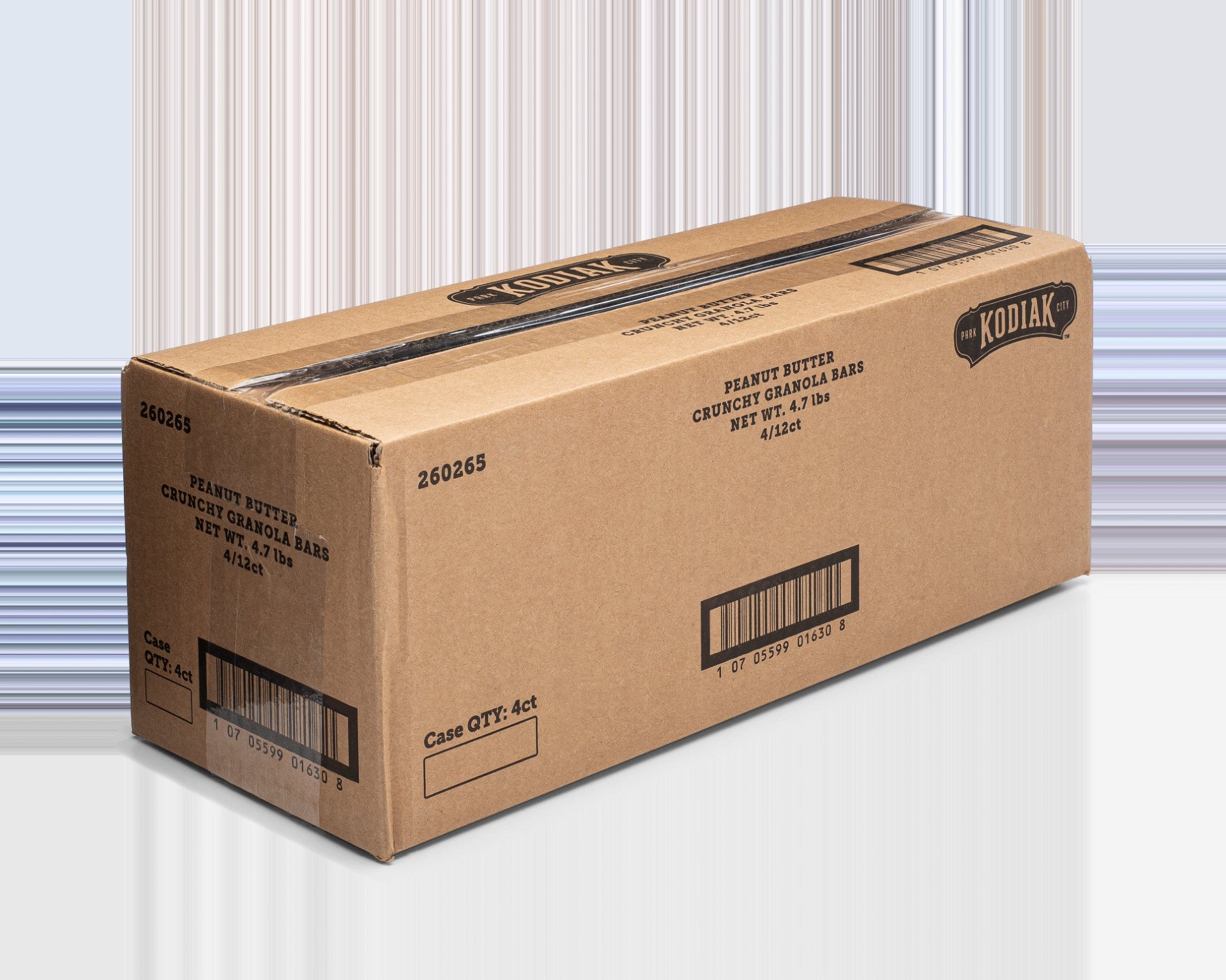 Kodiak Cakes Crunchy Granola Bar Peanut Butter 1.59 Ounce Size - 48 Per Case.