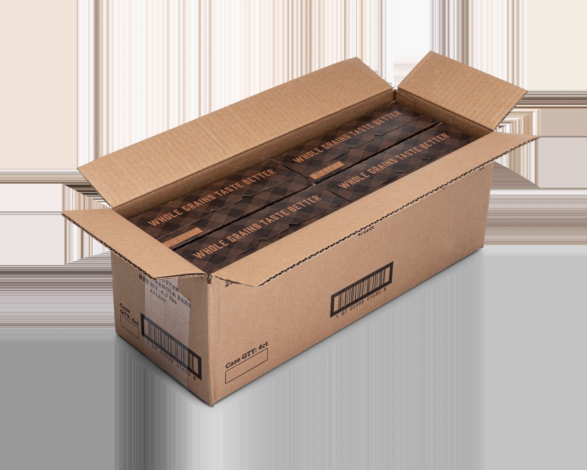 Kodiak Cakes Crunchy Granola Bar Peanut Butter 1.59 Ounce Size - 48 Per Case.