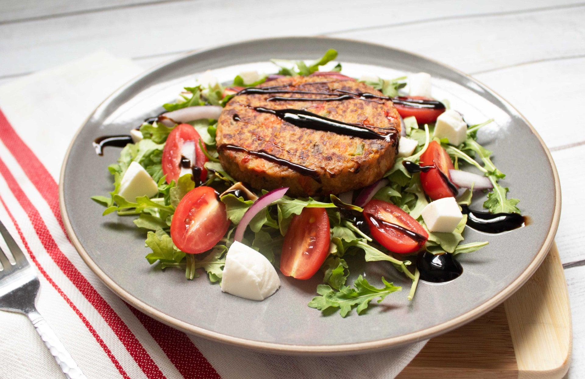 Franklin Farms Peppadew Veggie Burger 36 Count Packs - 1 Per Case.