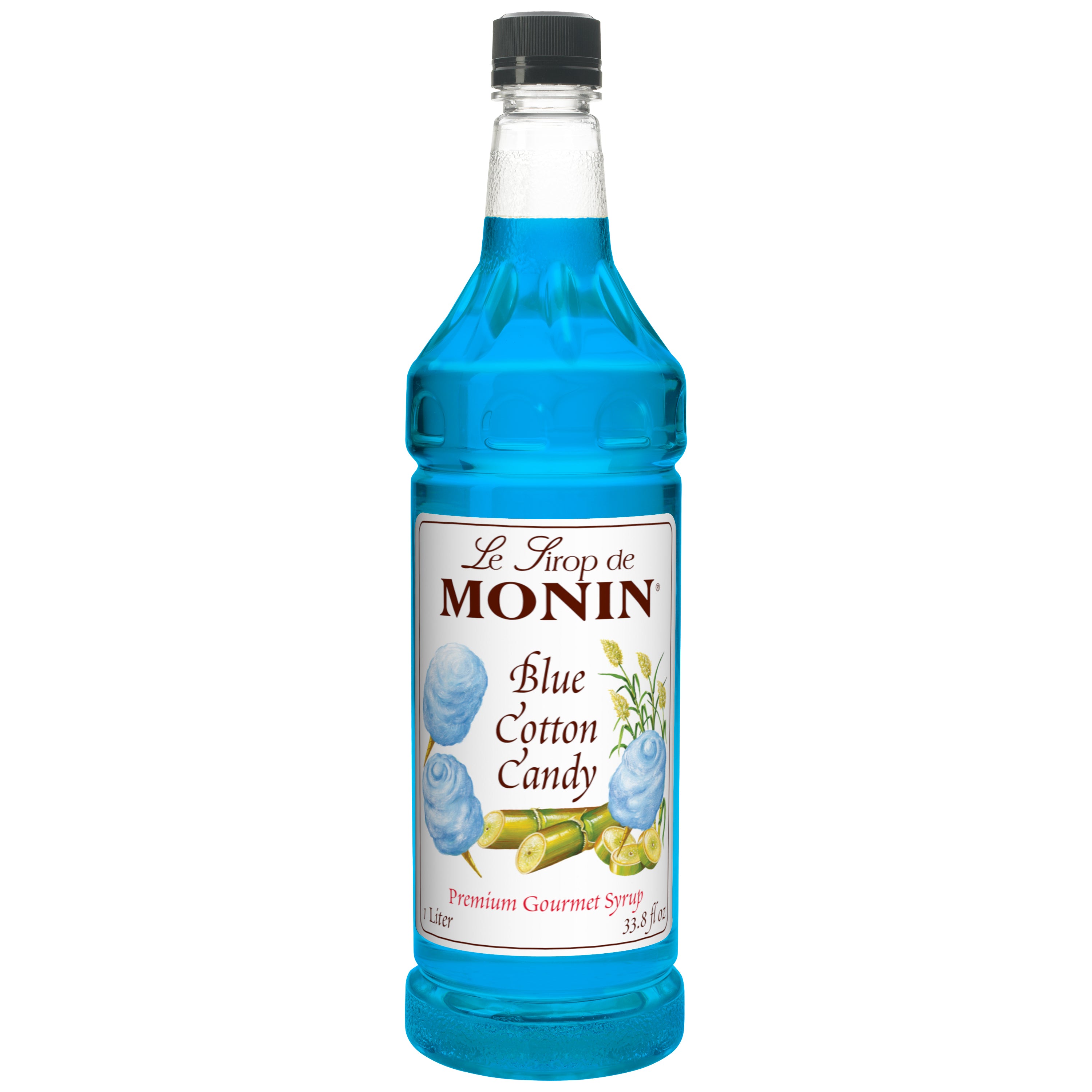 Monin Blue Cotton Candy 1 Liter - 4 Per Case.
