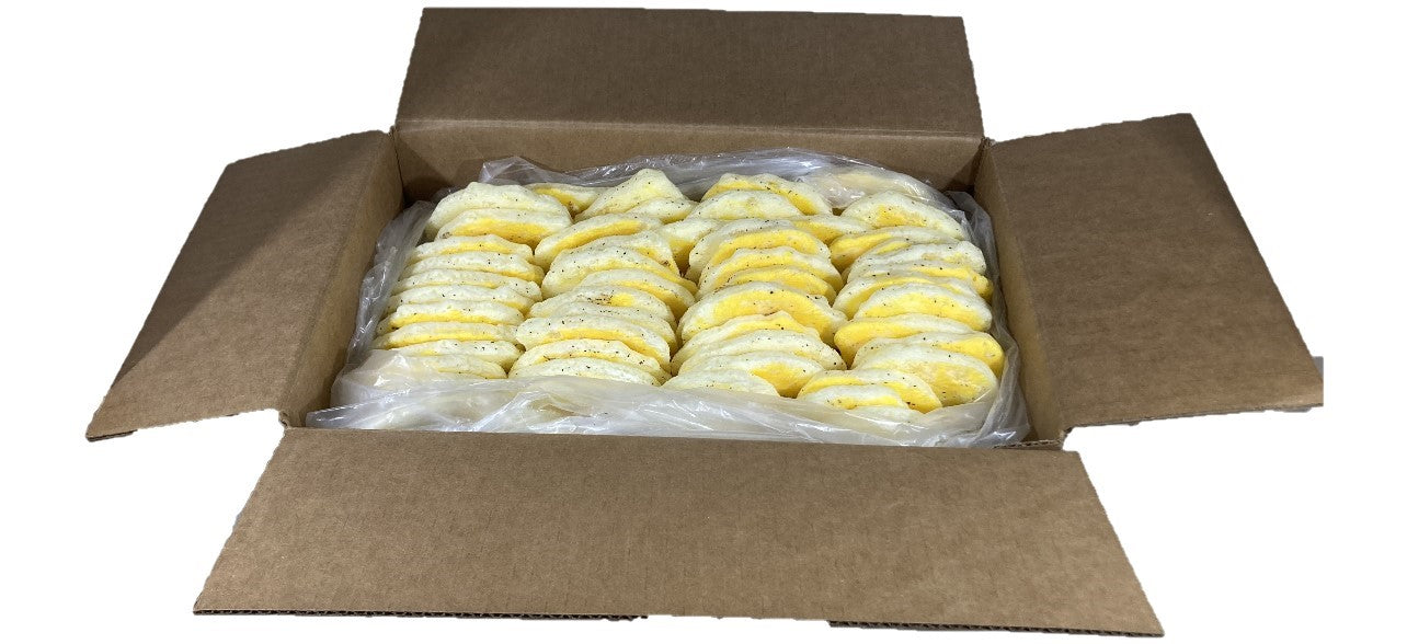 Papetti's® Table Ready® Home Style Friedegg With Cracked Black Pepper 2.25 Ounce Size - 128 Per Case.