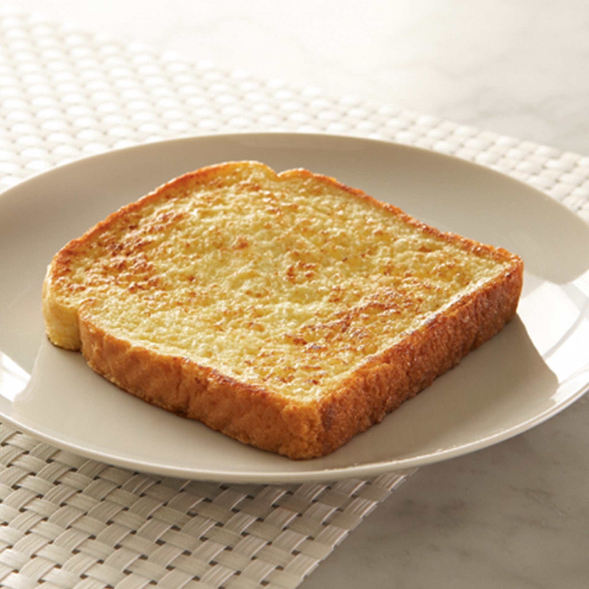Papetti's® Fully Cooked 5" Plain Frenchtoast 2.5 Ounce Size - 100 Per Case.