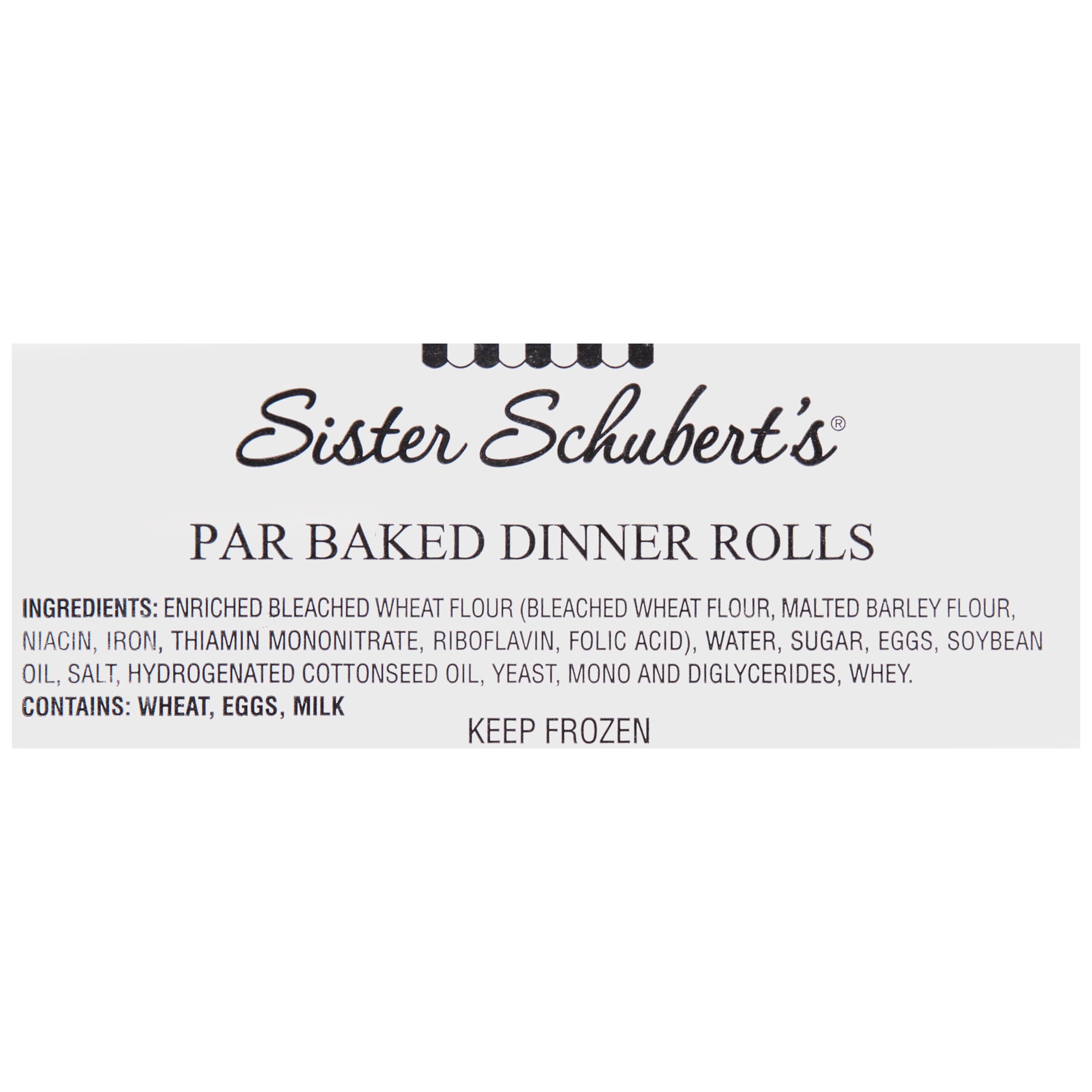 Sister Schubert's Yeast Dinner Rolls 180 Count Packs - 1 Per Case.