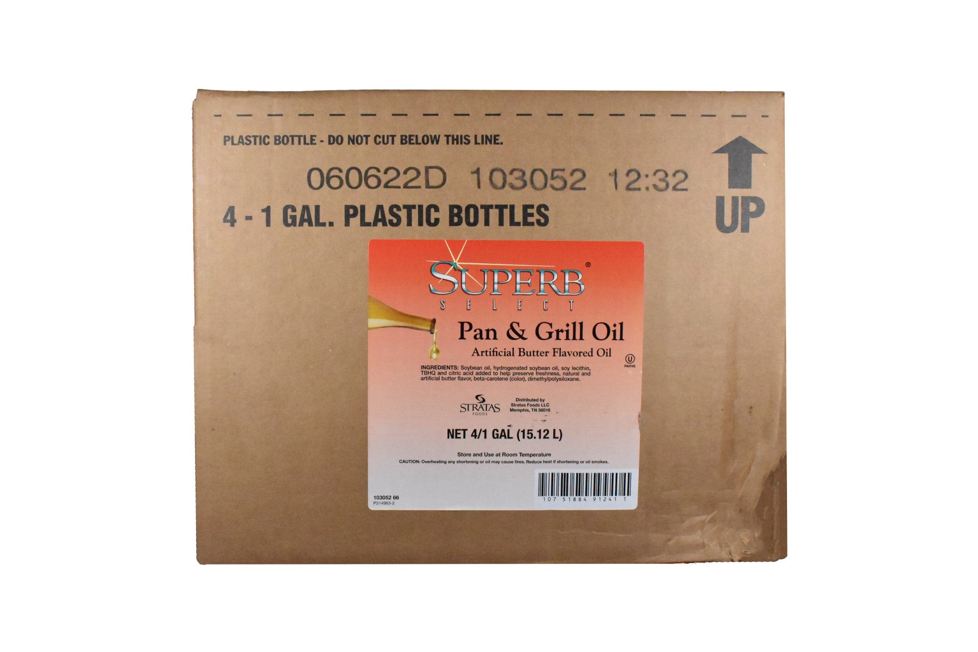 Superb Commodity Pan & Grill Oil, 1 Gallon- 4 Per Case.