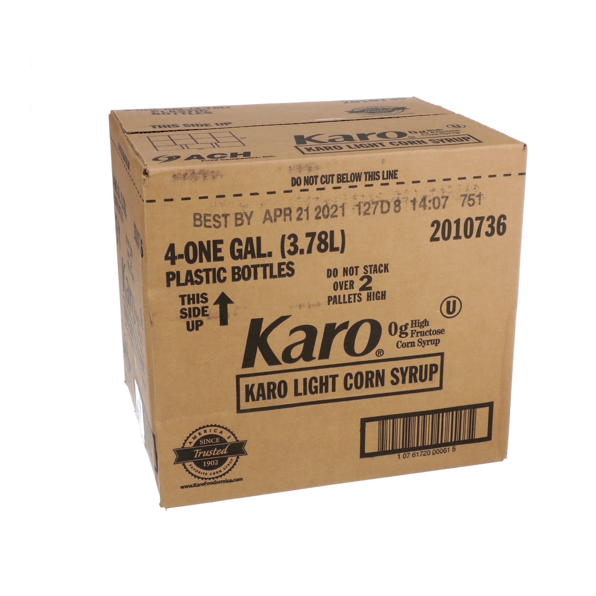 Karo Corn Syrup Light 1 Gallon - 4 Per Case.