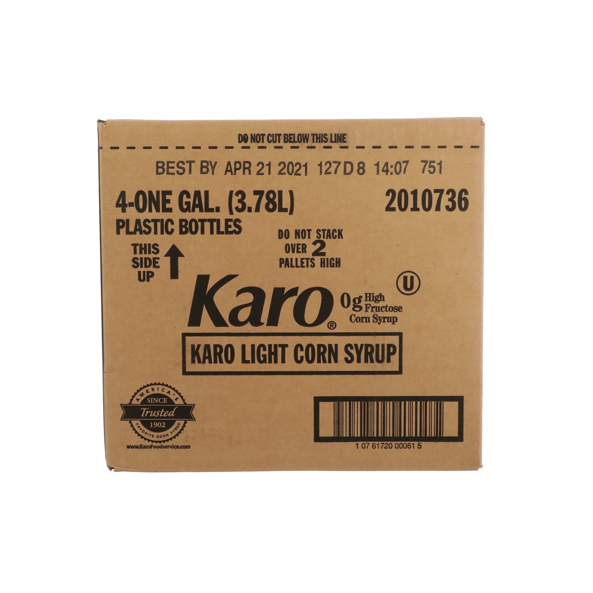 Karo Corn Syrup Light 1 Gallon - 4 Per Case.
