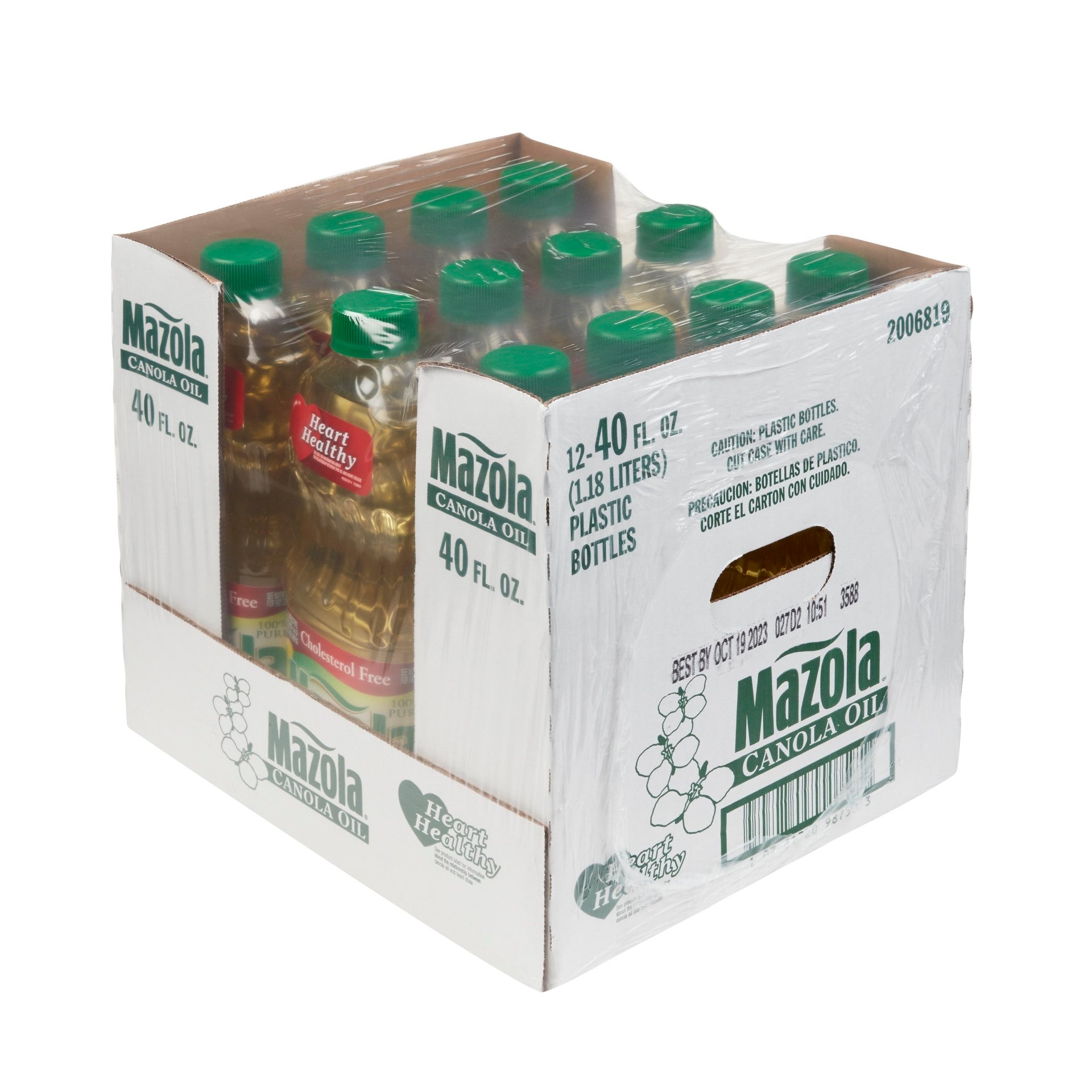 Mazola Canola Oil 40 Fluid Ounce - 12 Per Case.
