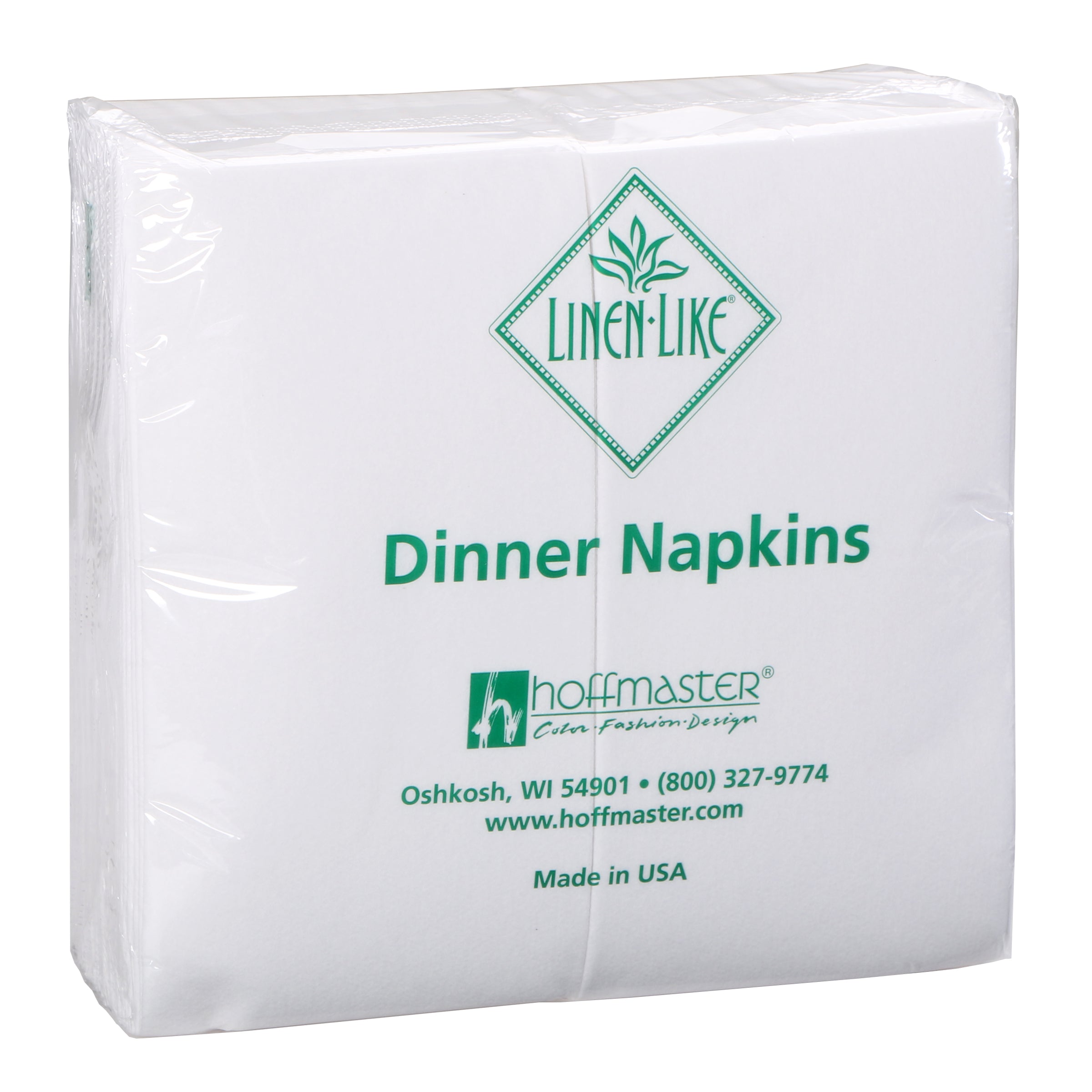 Napkin Dinner White Fold Linen Like 75 Each - 4 Per Case.