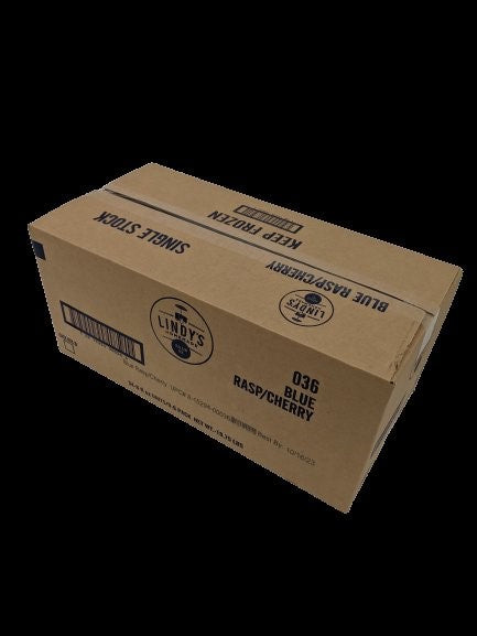 Blue Raspberry Cherry Italian Ice 36 Fluid Ounce - 9 Per Case.