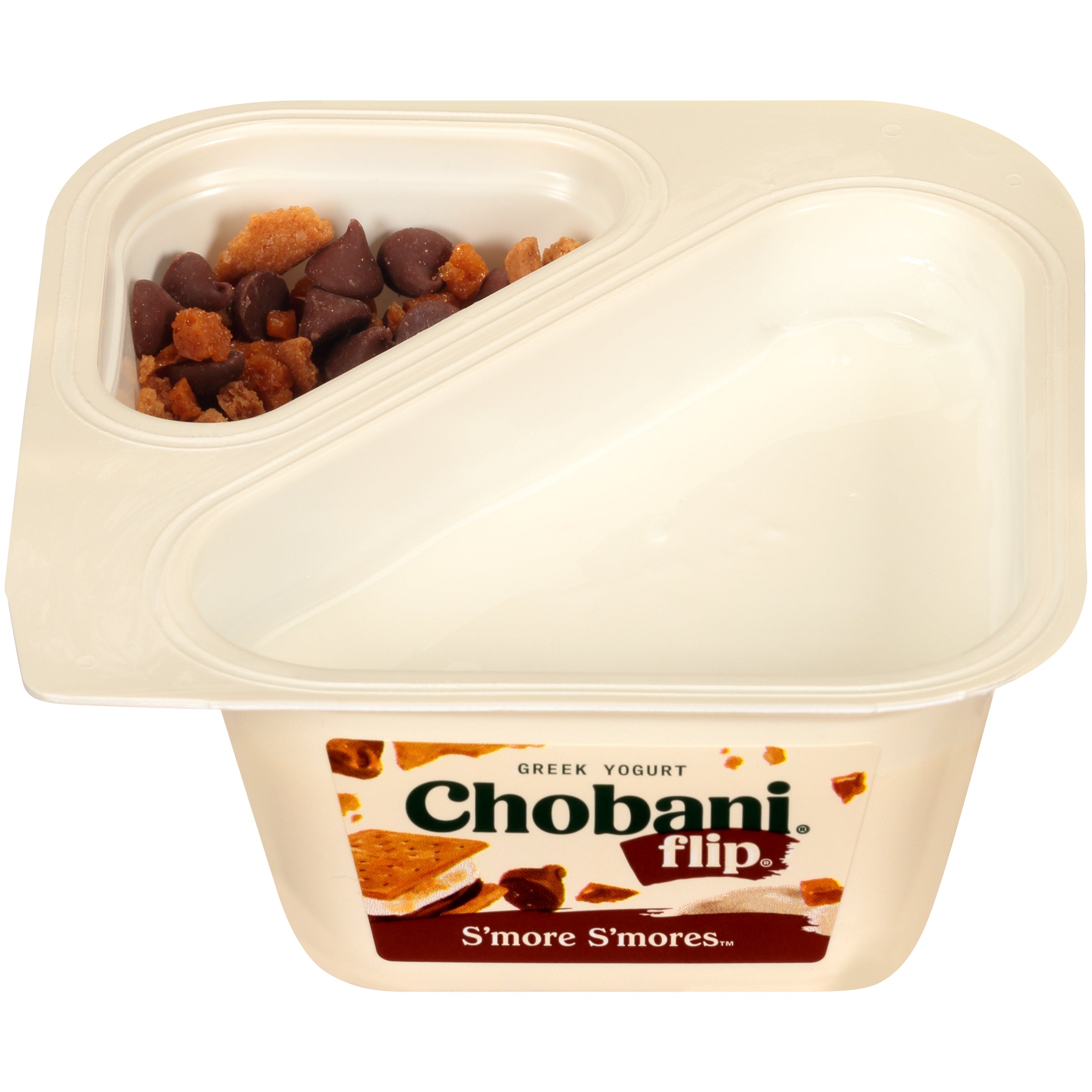 Chobani® Flip® Low Fat Greek Yogurt S'more S'mores 4.5 Ounce Size - 12 Per Case.