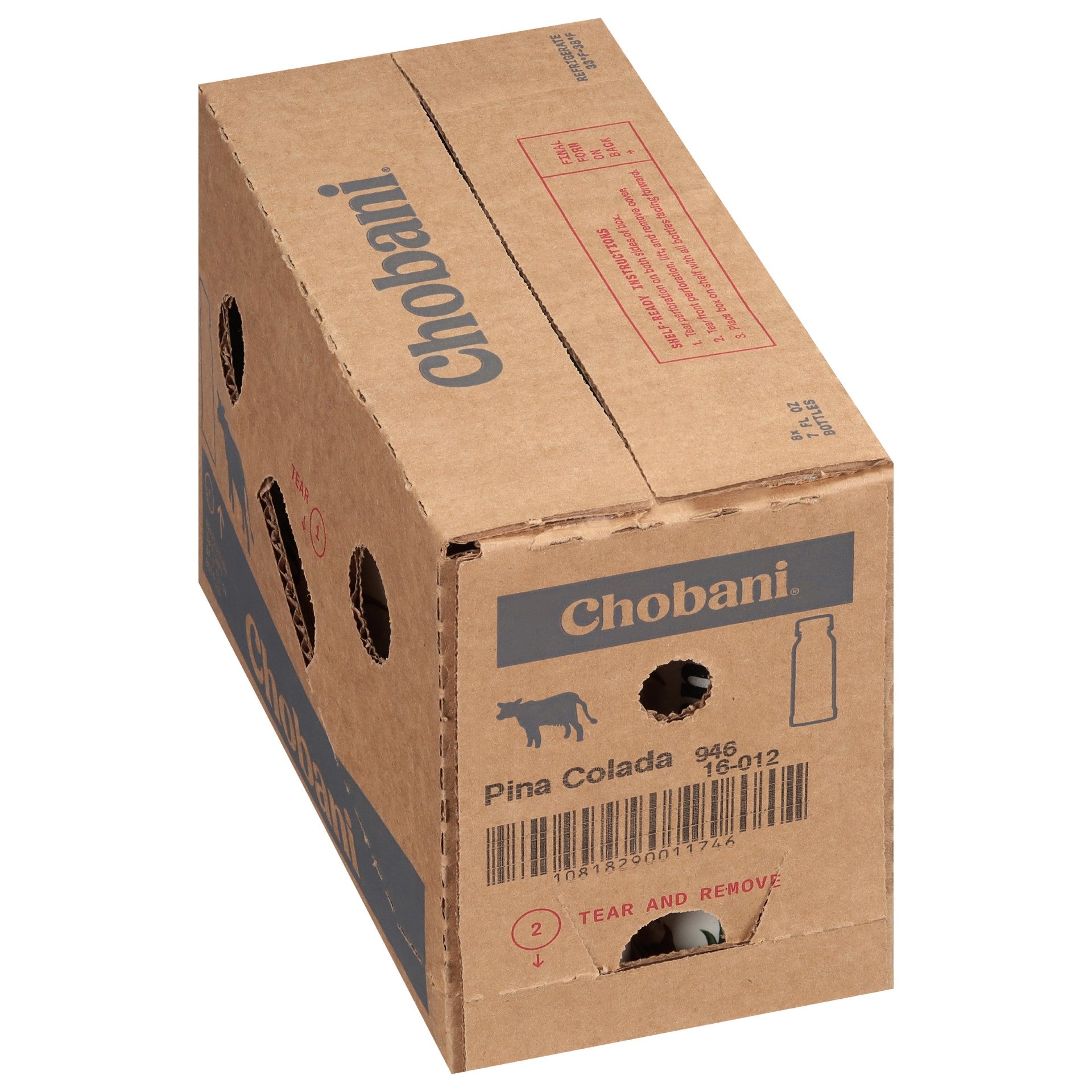 Chobani Yogurt Pineapple Coconut 7 Fluid Ounce - 8 Per Case.