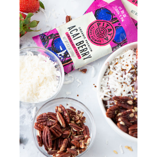 Pitaya Plus Organic Acai Pure Smoothie 100 Grams Each - 60 Per Case.