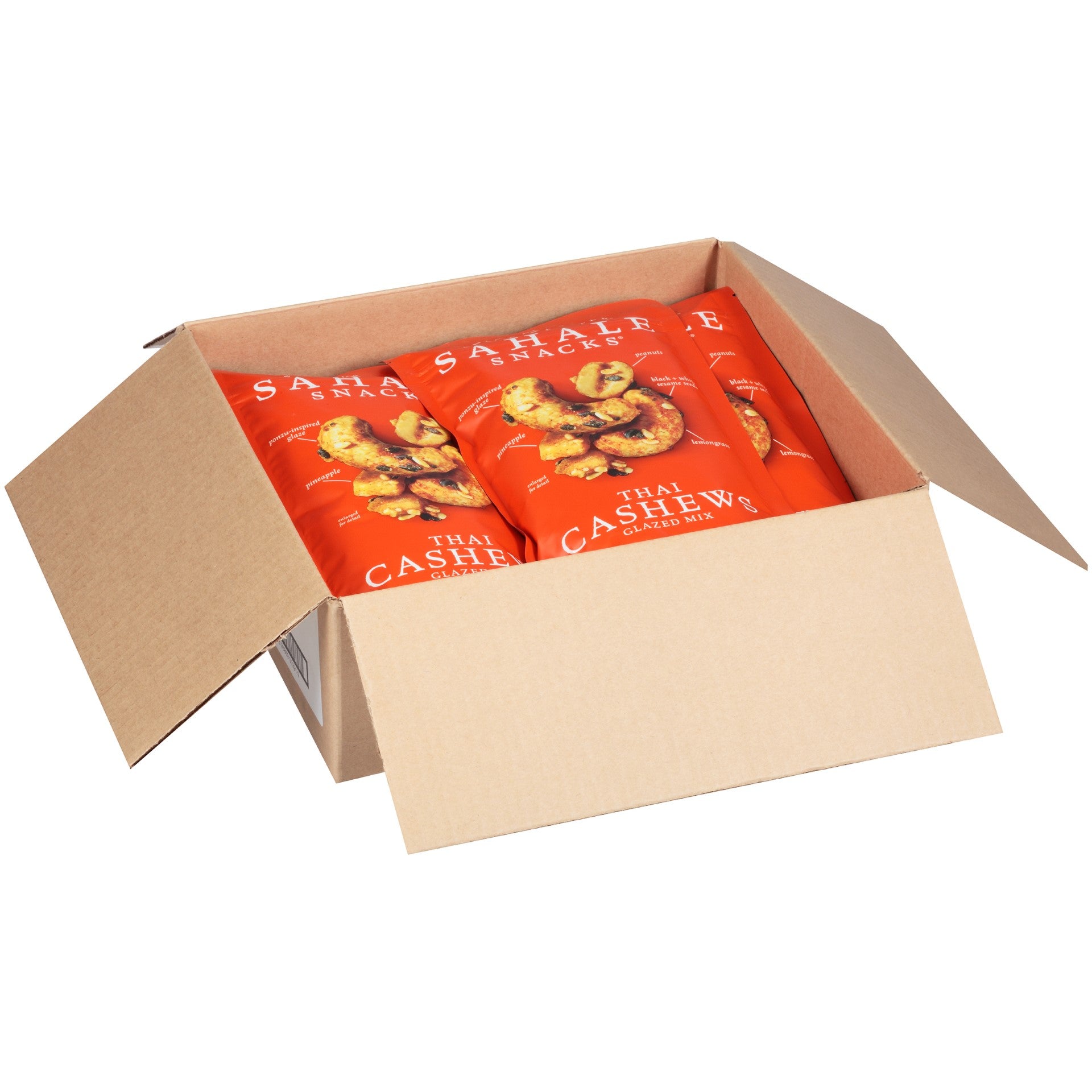 Sahale Thai Cashews 4 Ounce Size - 6 Per Case.