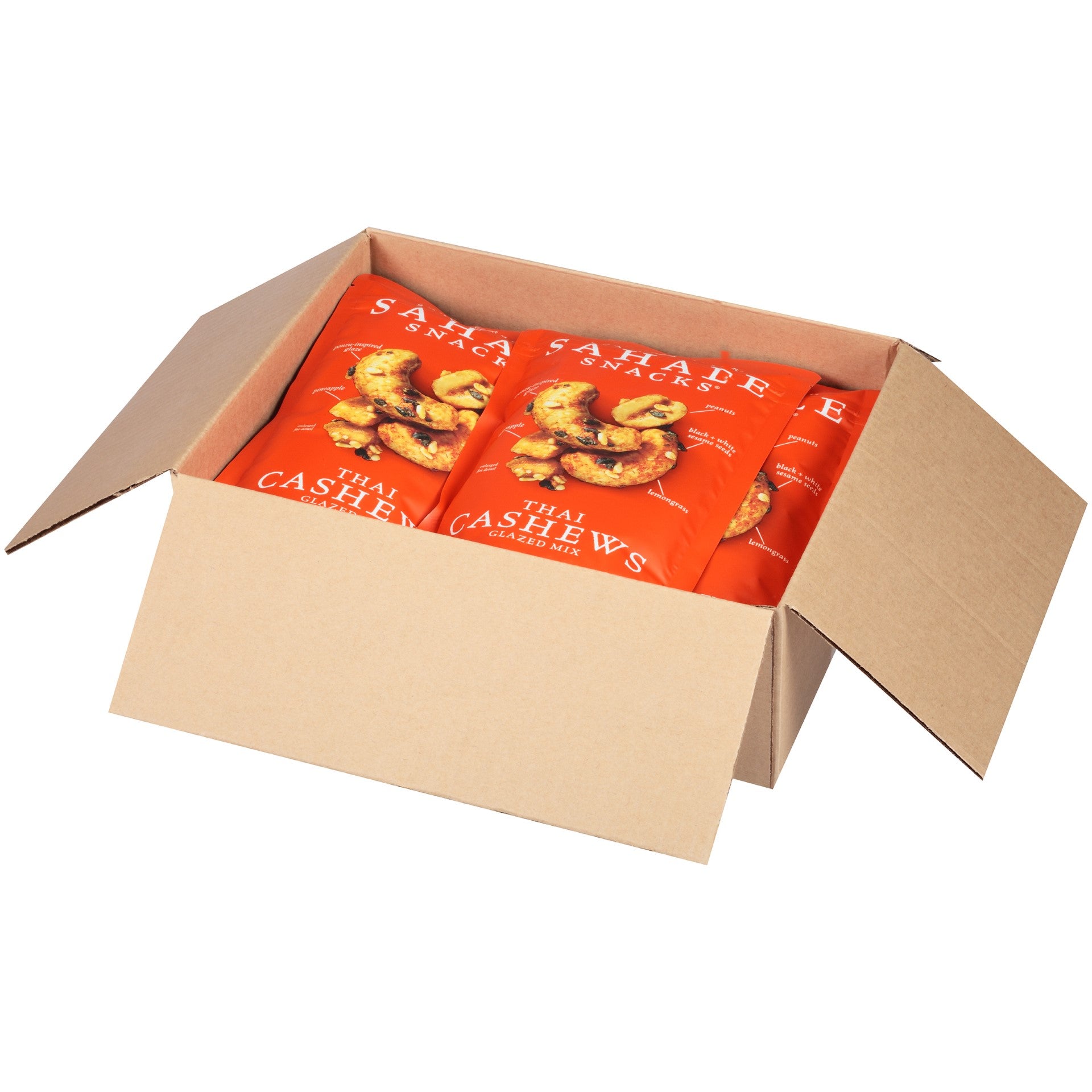 Sahale Thai Cashews 4 Ounce Size - 6 Per Case.