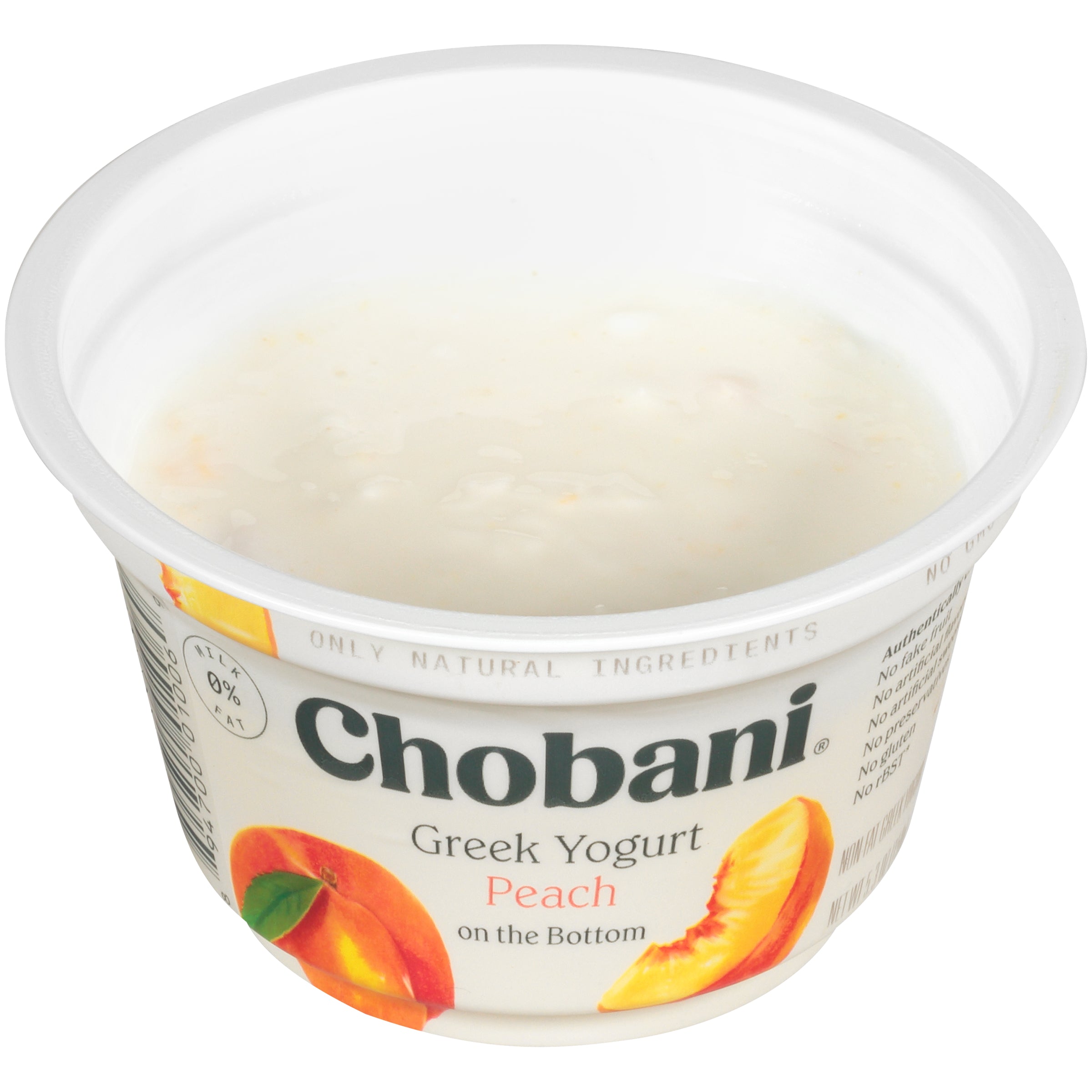 Chobani Plain Non Fat Yogurt 5.3oz (Pack of 12)