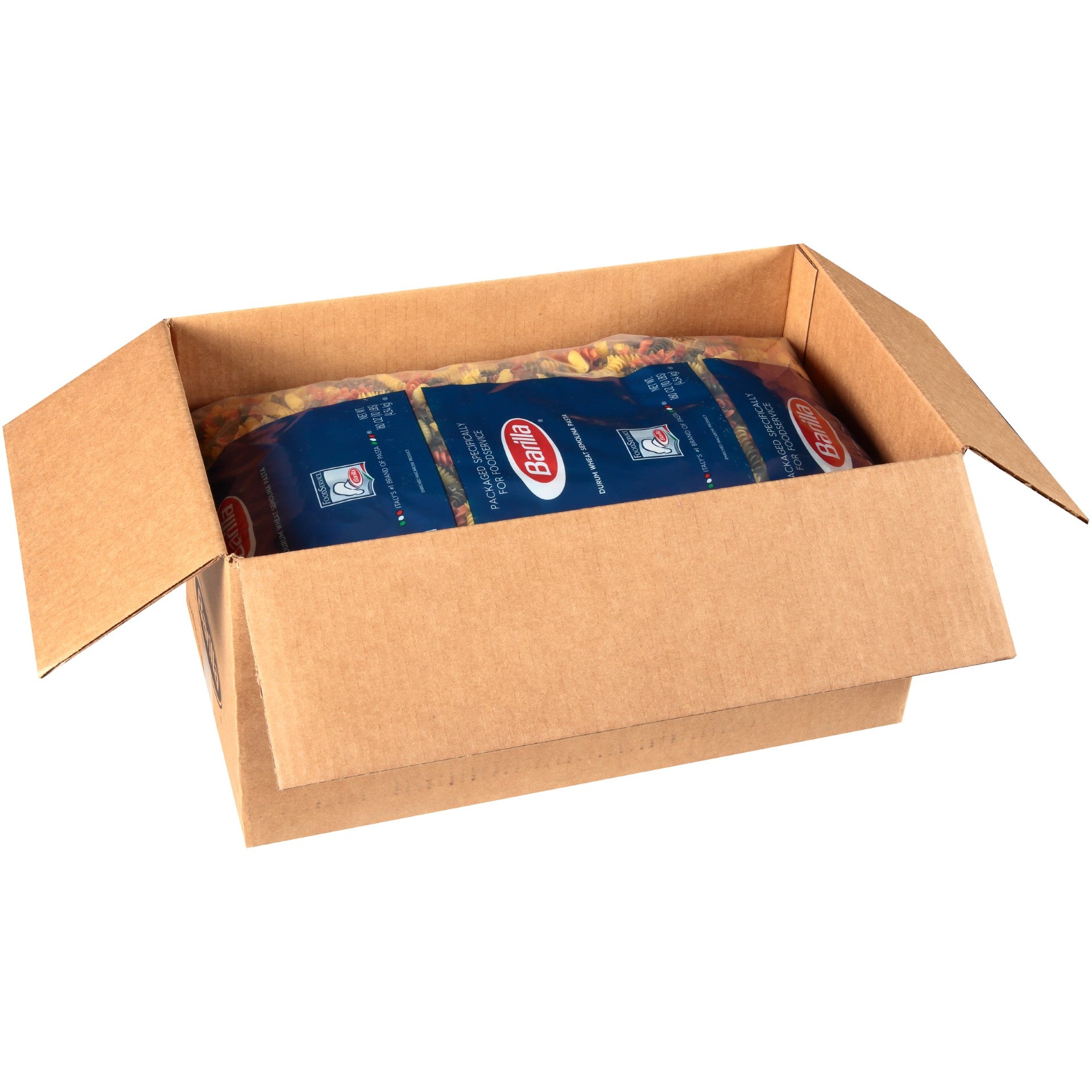 Tri Color Rotini Barilla USA 160 Ounce Size - 2 Per Case.