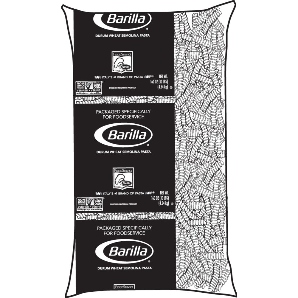 Tri Color Rotini Barilla USA 160 Ounce Size - 2 Per Case.