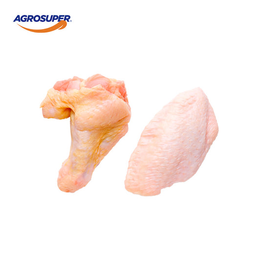 Agro Super Marinated Chicken Wing Party IQF 5 Pound Each - 8 Per Case.