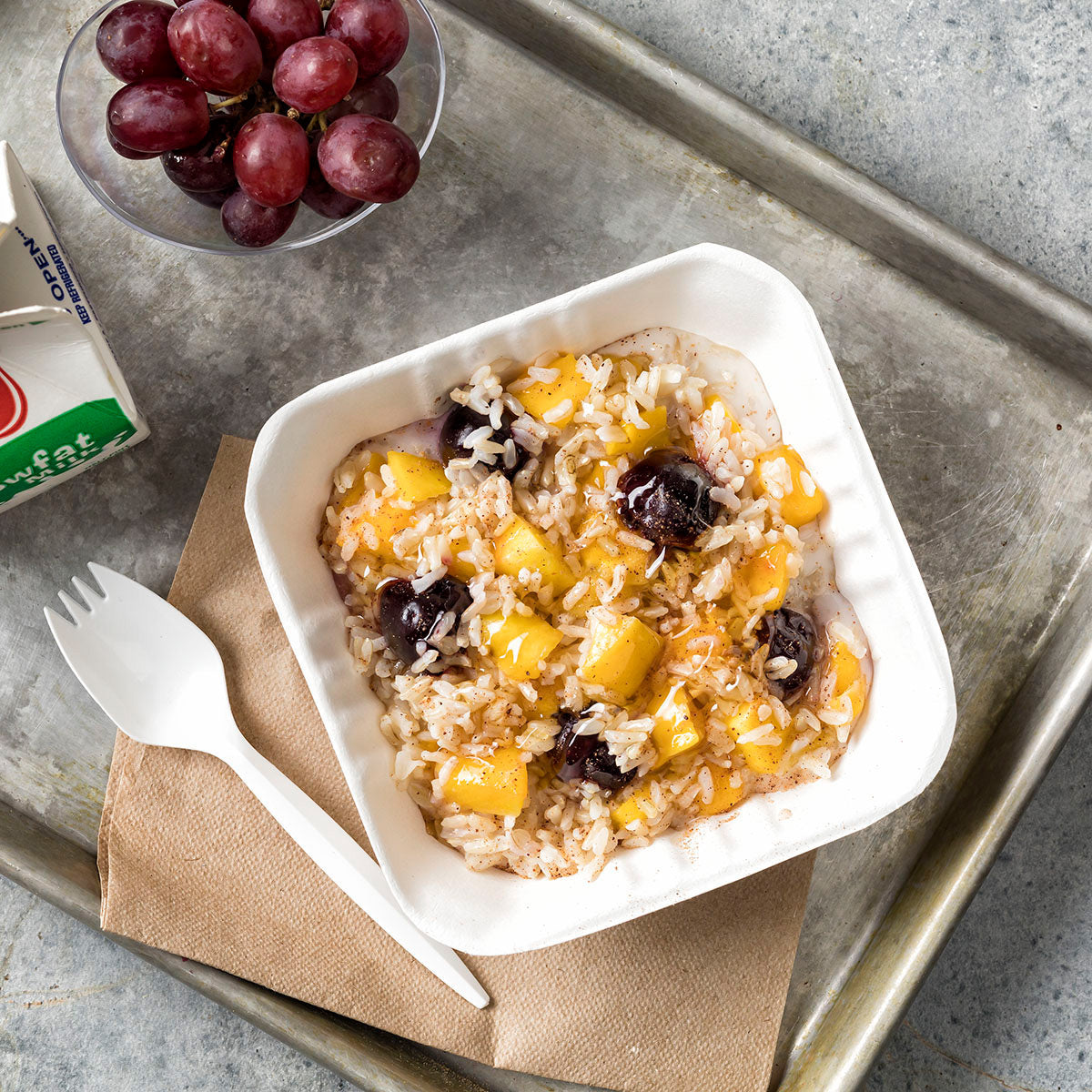 Simplot Good Grains White Rice IQF 40 Pound Each - 1 Per Case.