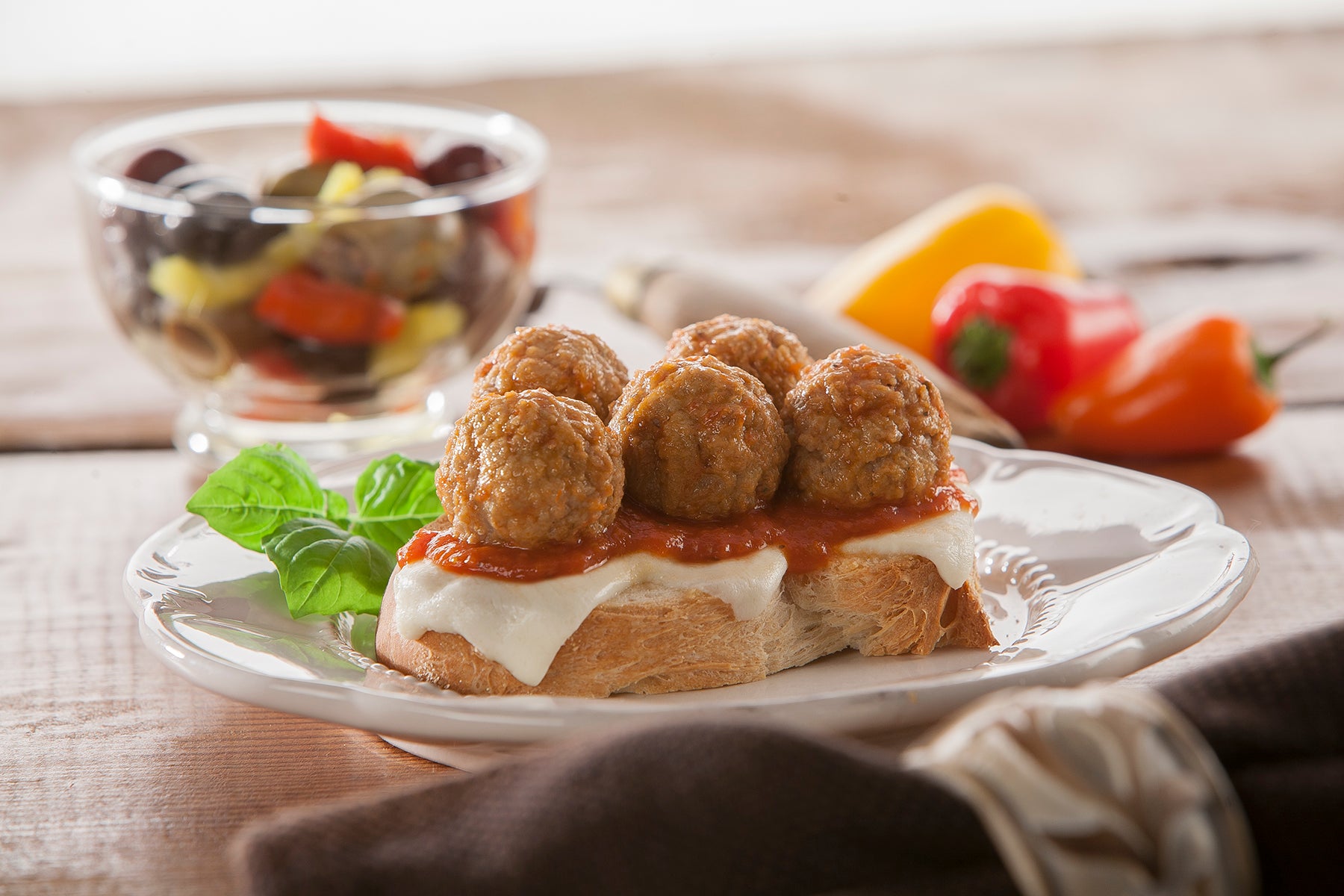 Ckd Beefchicken Meatball 5 Pound Each - 2 Per Case.