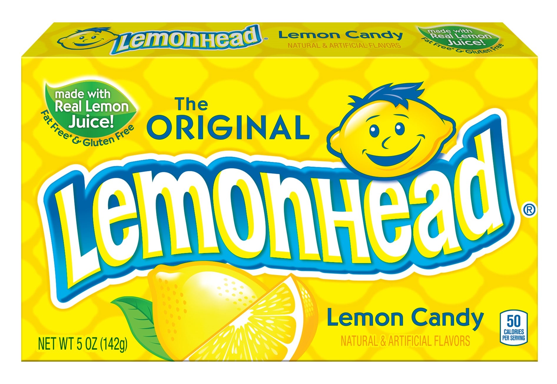 Lemonhead Theater Box 5 Ounce Size - 12 Per Case.