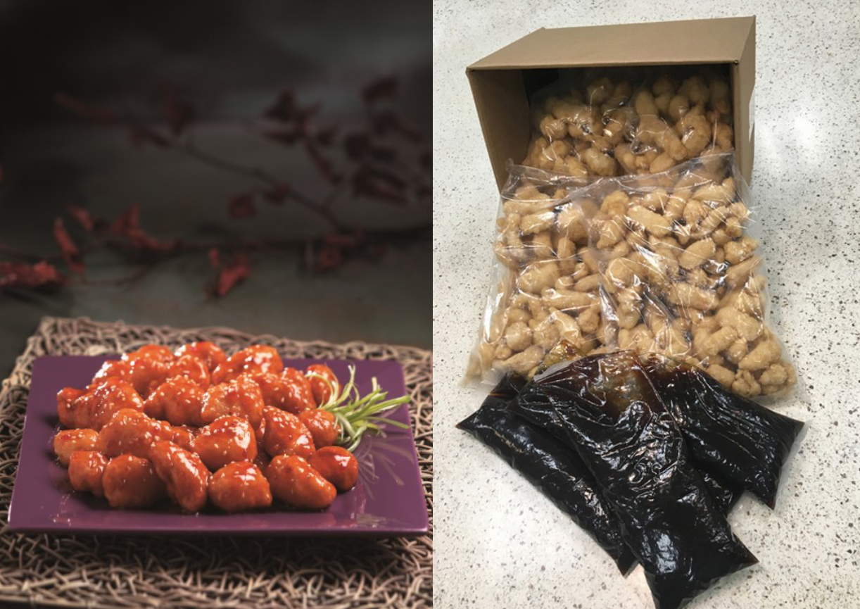 B And Foods Chicken Meal Kit General Tso's 12 Pound Each - 1 Per Case.