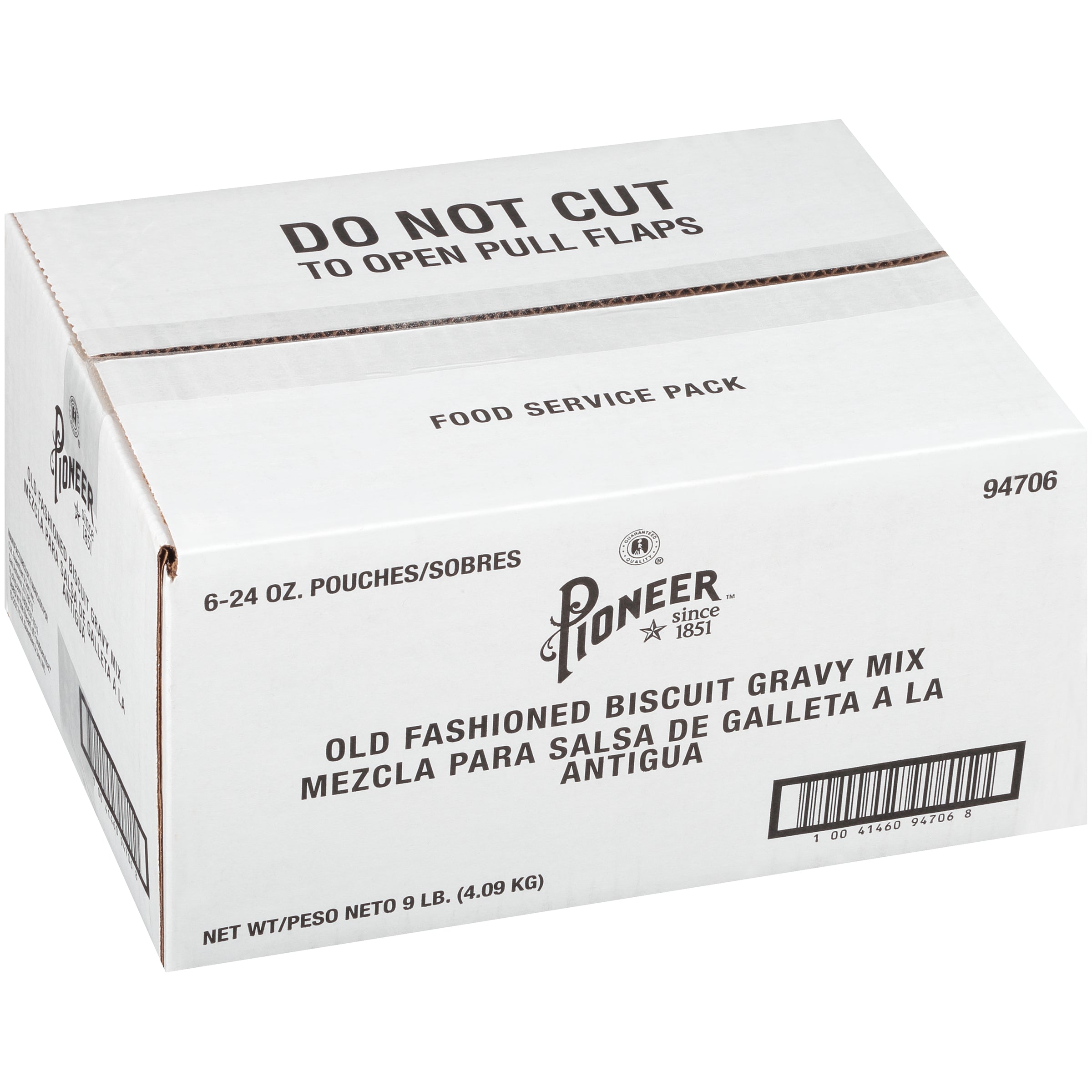 Pioneer Old Fashioned Biscuit Gravy Mix 24 Ounce Size - 6 Per Case.