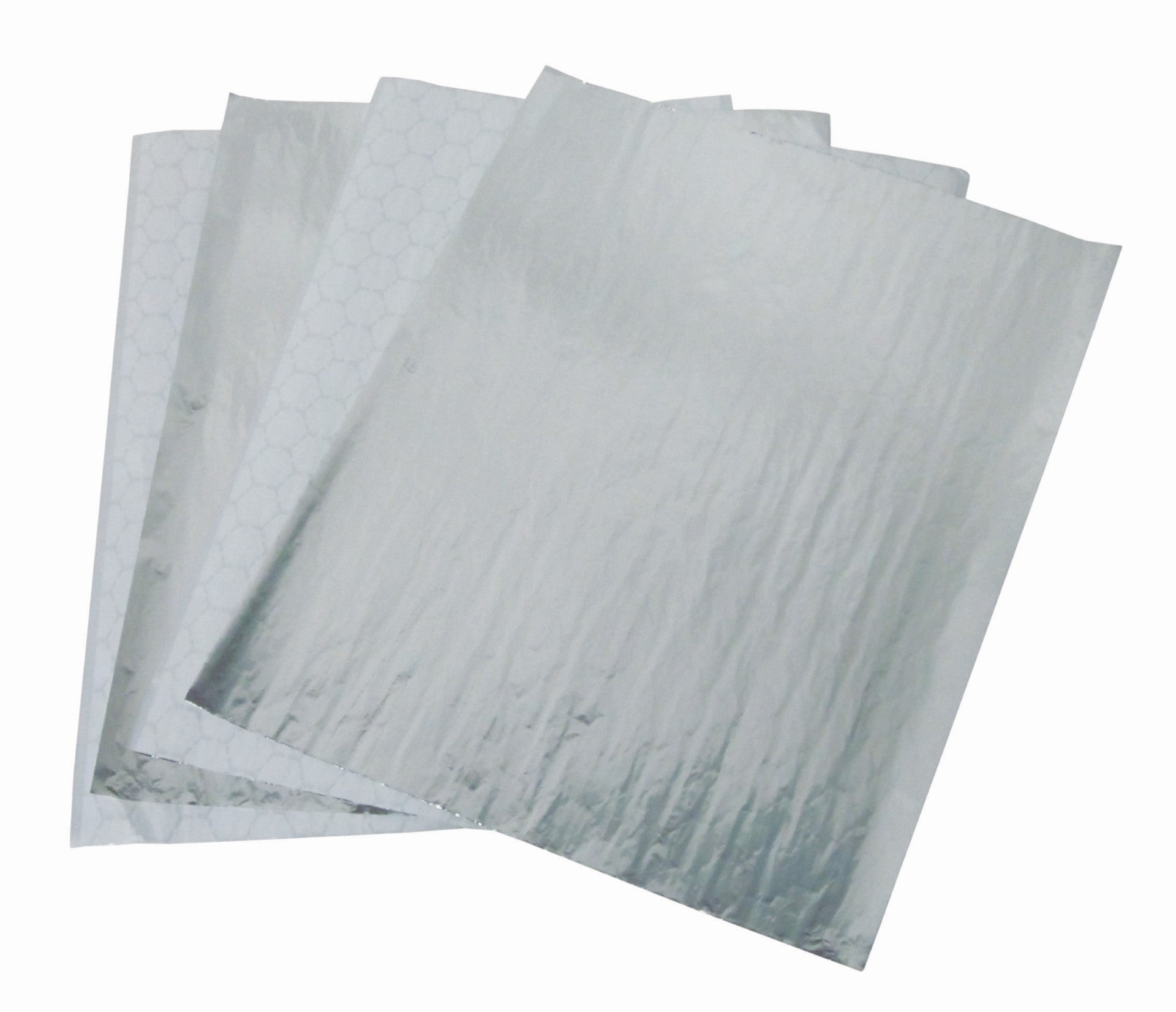 Durable Packaging 4" 5" Foil Laminatesheets 500 Each - 5 Per Case.