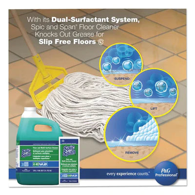 Spic & Span Floor And Multi-Surface Cleaner Liquid Concentrate Closed Loop 1 Gallon - 3 Per Case.