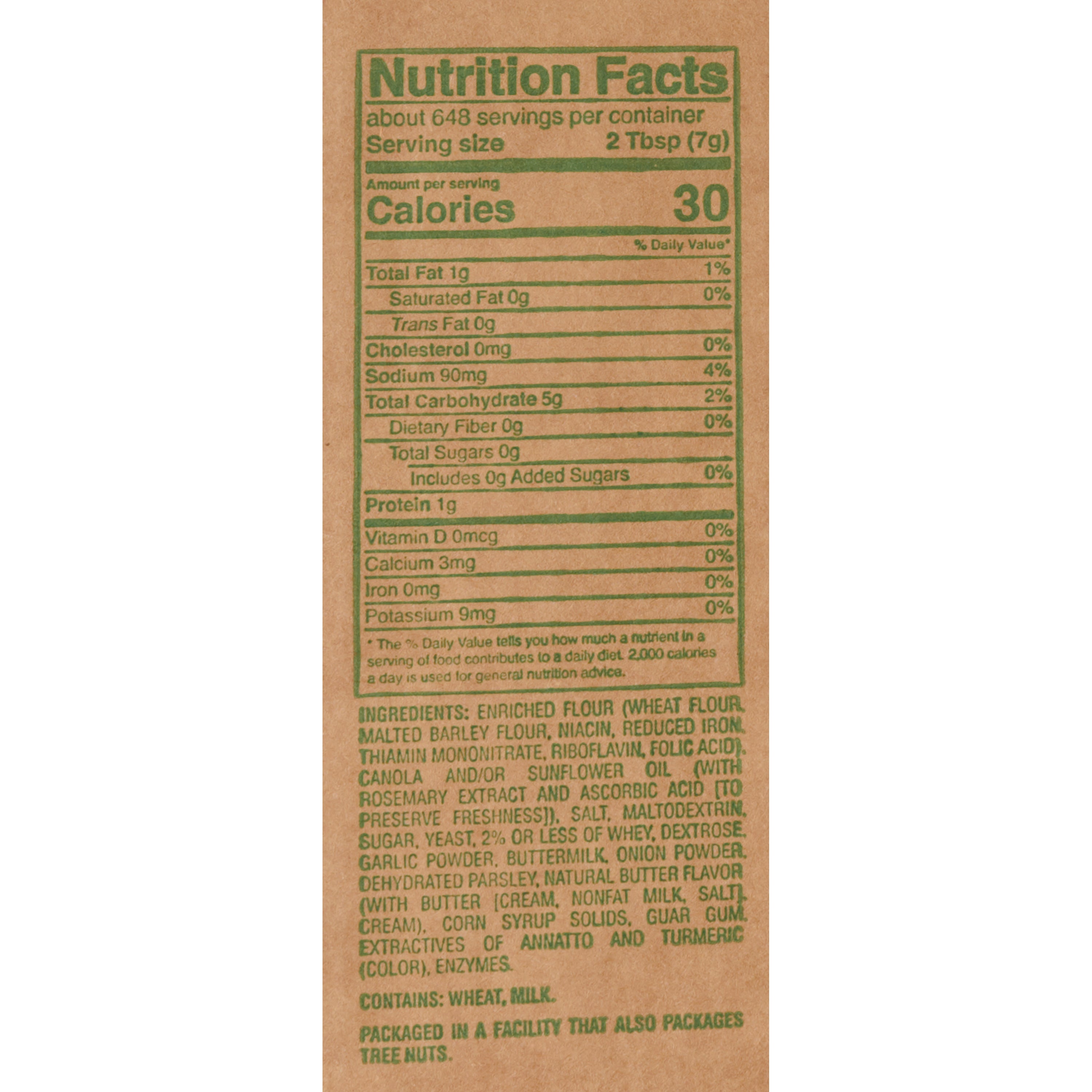 Fresh Gourmet Crouton Butter & Garlic Transfat Free 2.5 Pound Each - 4 Per Case.