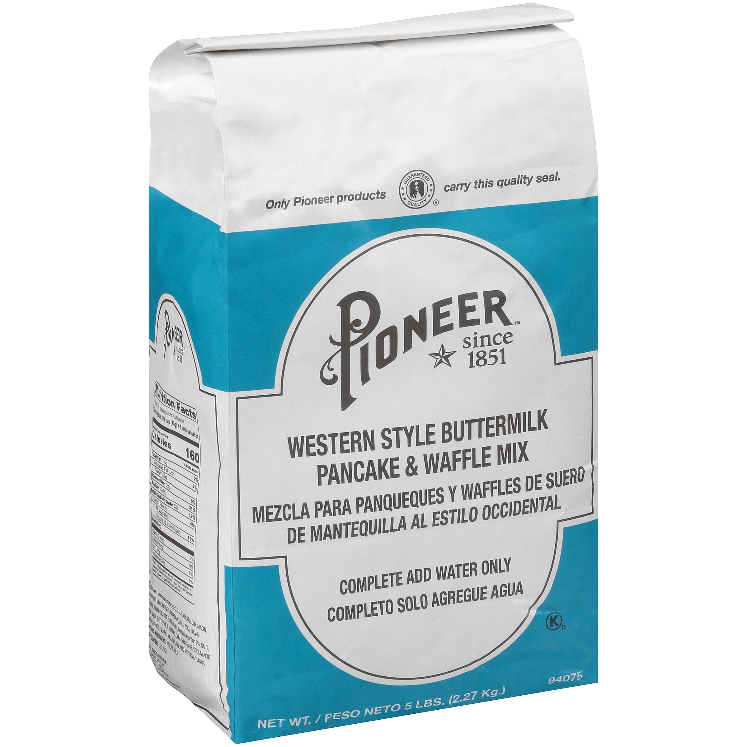 Pioneer Western Style Buttermilk Pancake And Waffle Mix 5 Pound Each 6 Webfoodstore