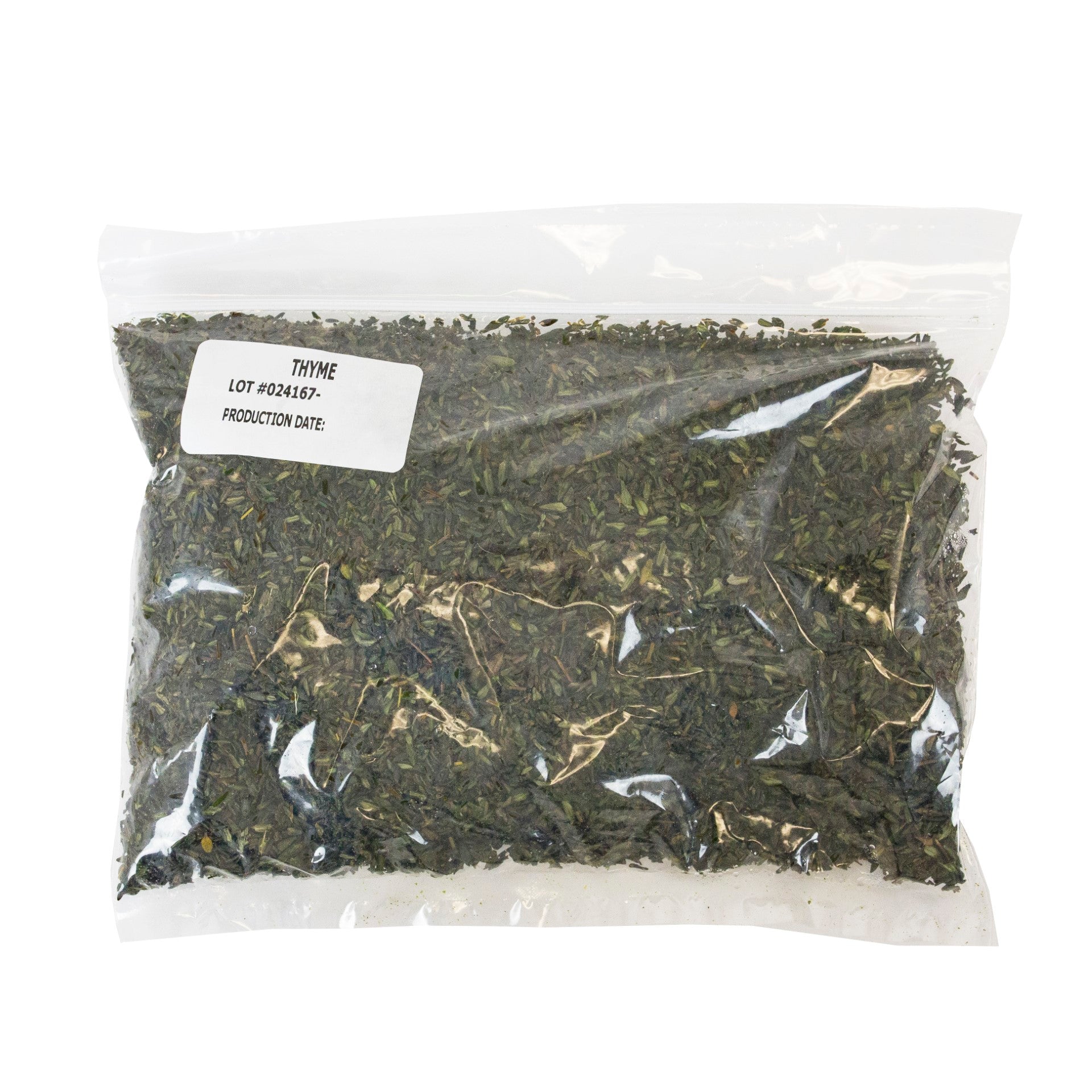 Fresh Frozen Thyme 8 Ounce Size - 4 Per Case.